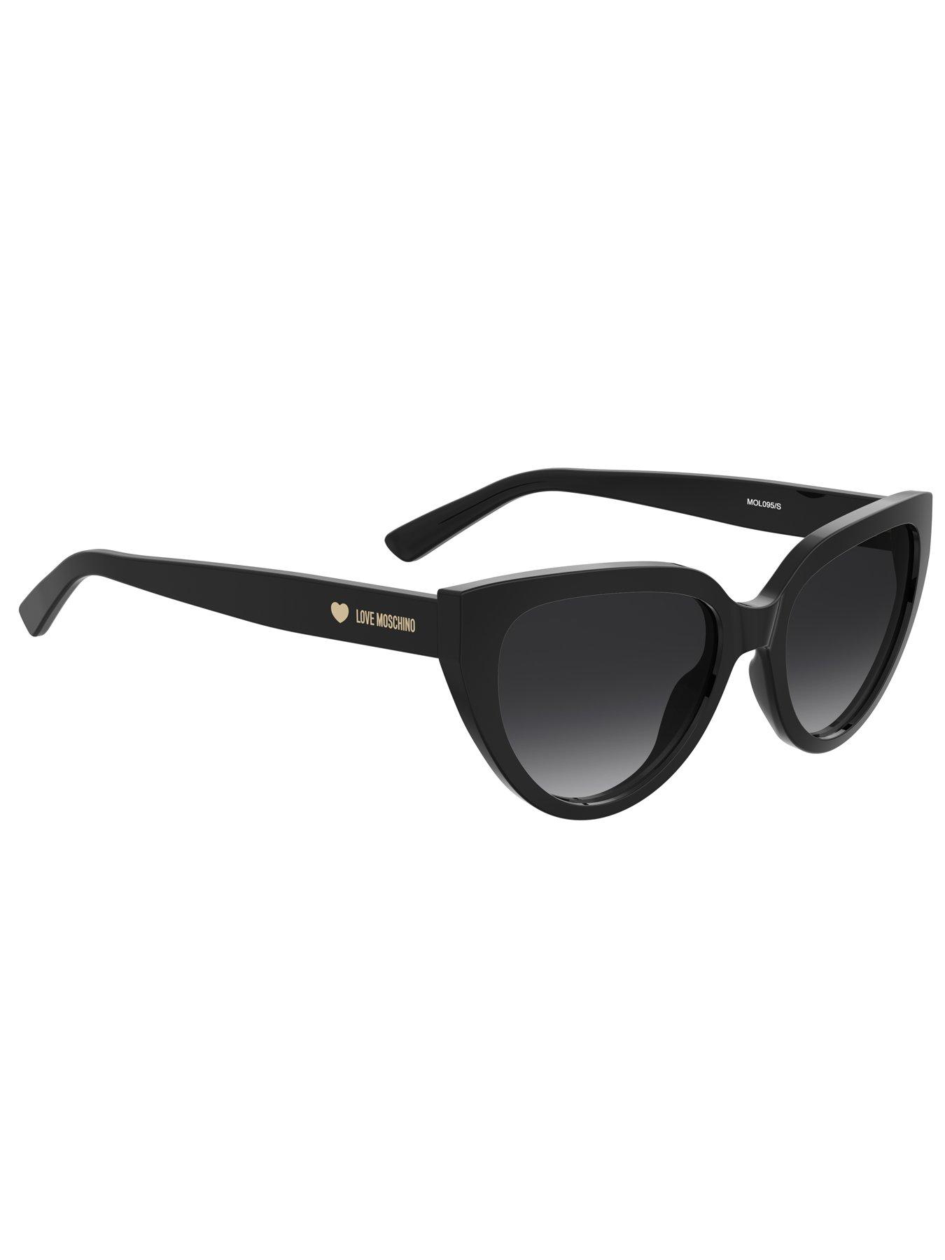 Image 2 of 4 of LOVE MOSCHINO Cat Eye Sunglasses- Black