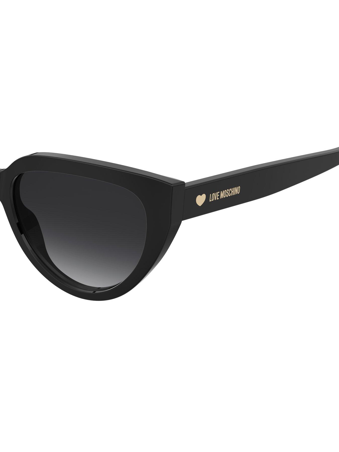 Image 4 of 4 of LOVE MOSCHINO Cat Eye Sunglasses- Black