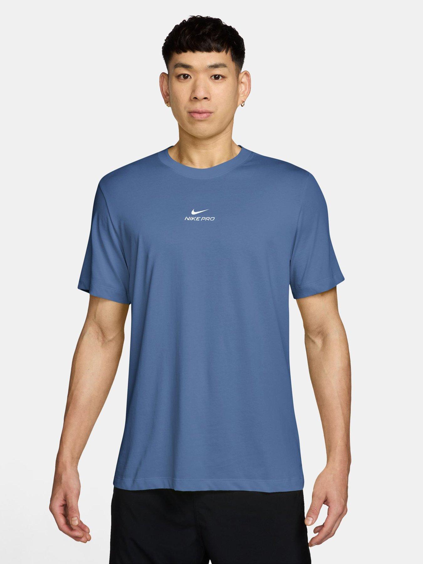 Image 1 of 3 of Nike Mens Training Pro T-Shirt - Blue