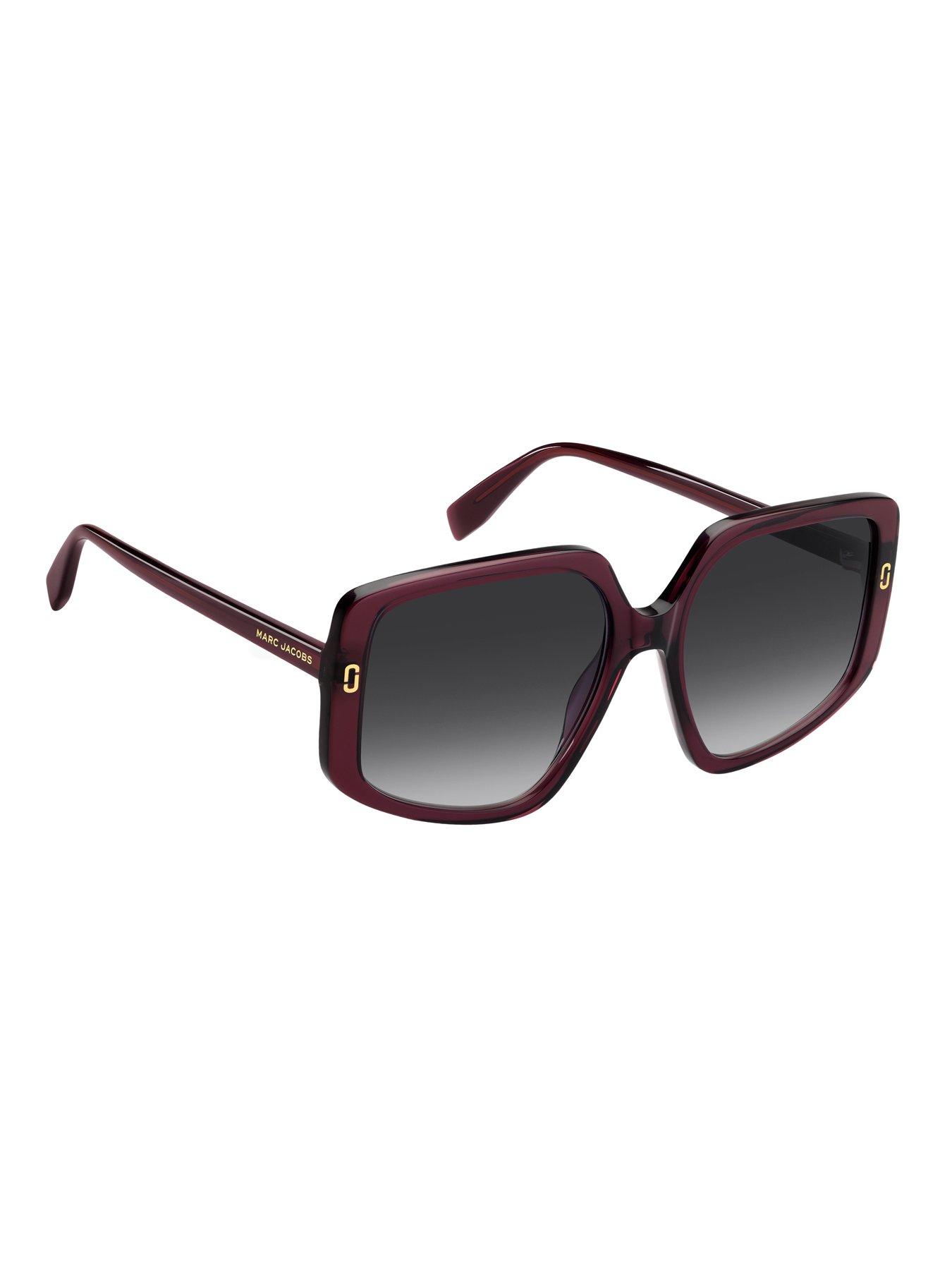 back image of marc-jacobs-geometric-sunglasses--deep-red