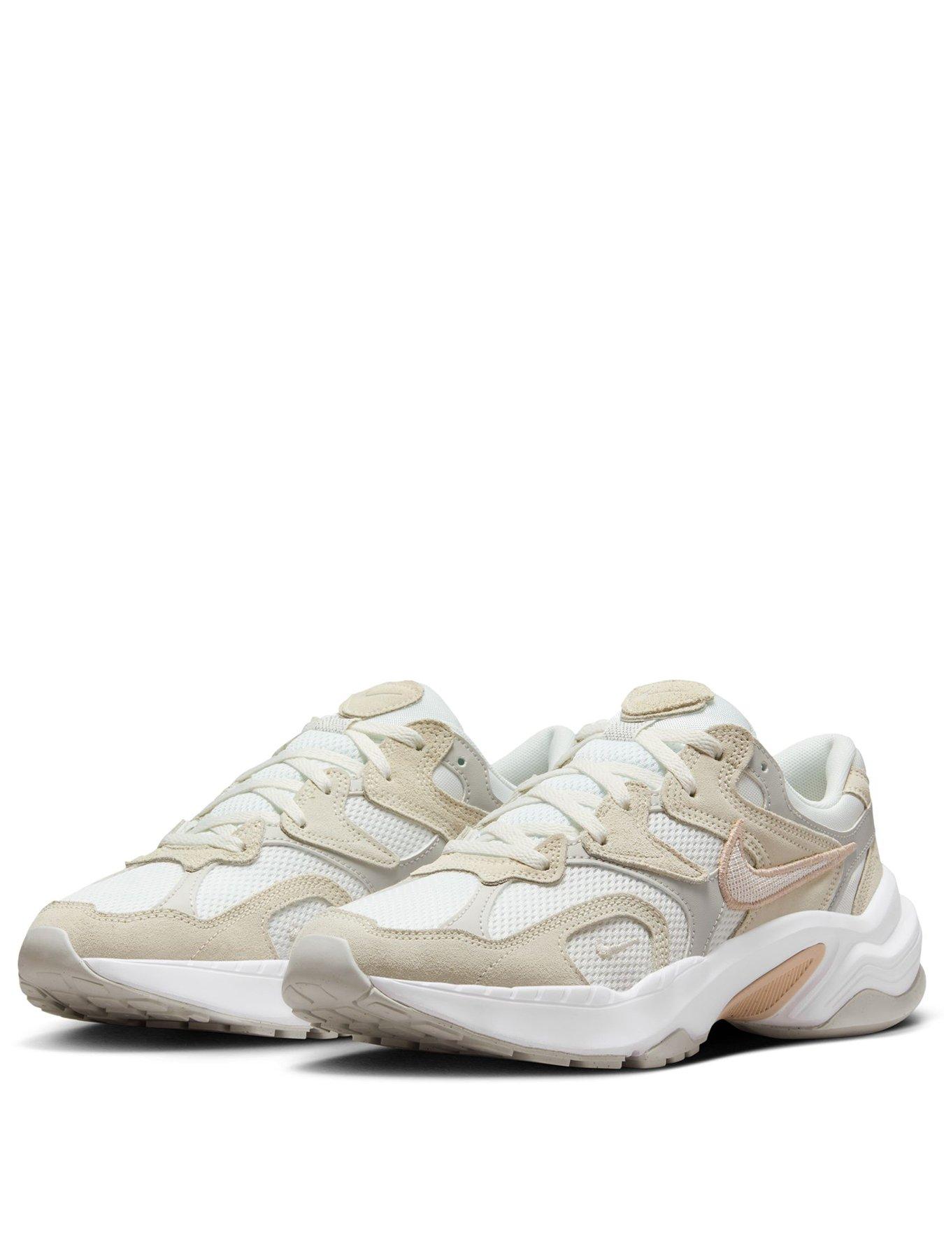 Image 2 of 7 of Nike Womens AL8 Breathable Mesh Chunky Trainers - Off White
