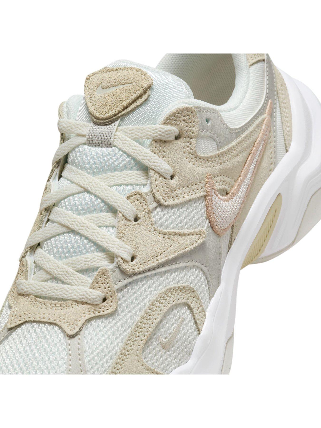 Image 6 of 7 of Nike Womens AL8 Breathable Mesh Chunky Trainers - Off White