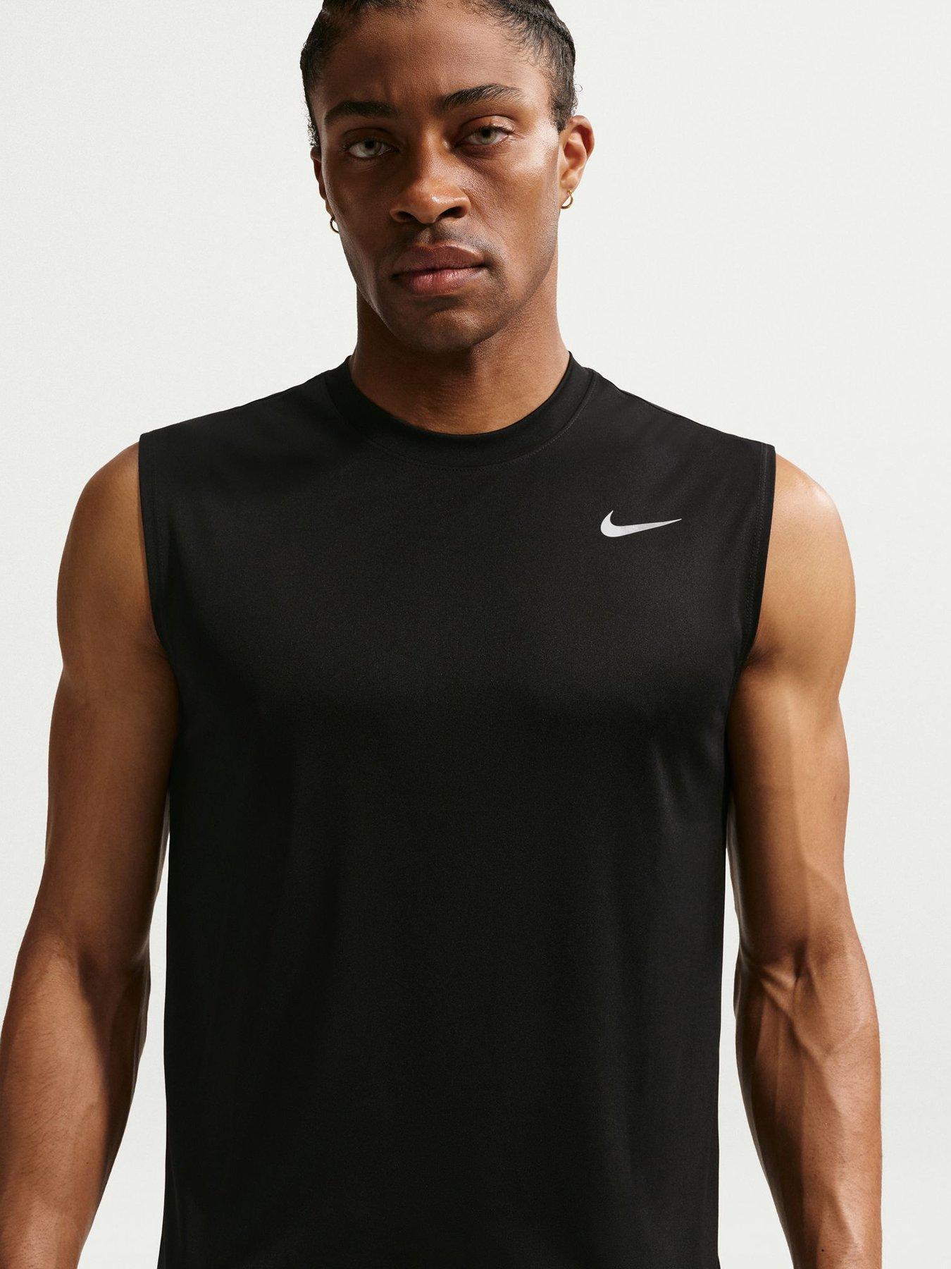 Nike Mens Training Dri-Fit Poly Vest - Black
