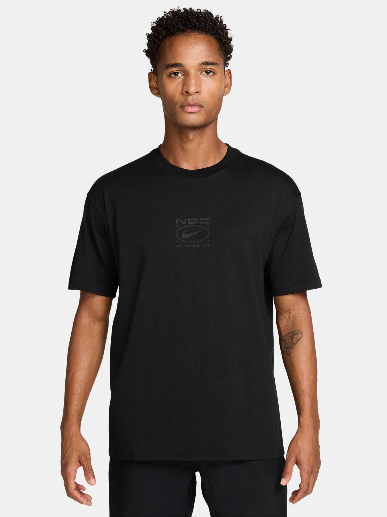 Nike Mens Training Peak Tonal Logo T-Shirt - Black