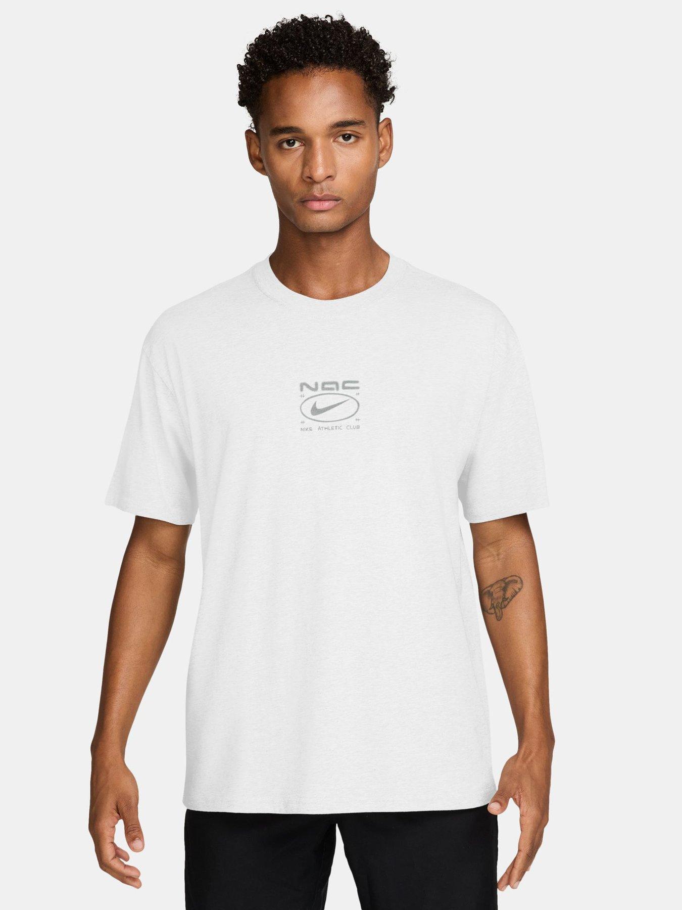 Image 1 of 3 of Nike Mens Training Peak Tonal Logo T-Shirt - White