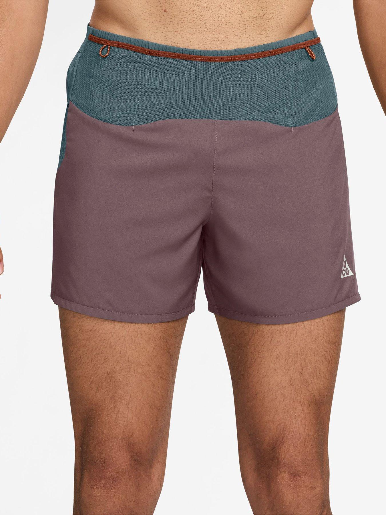 Nike Mens ACG Trail Running 5" Shorts - Grey