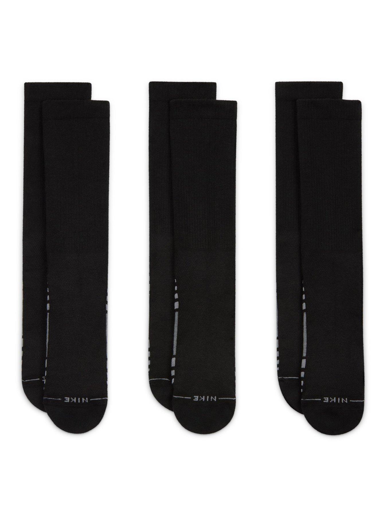 Image 2 of 4 of Nike Mens Training Everyday Elevated Crew Sport Socks (3 Pair) - Multi