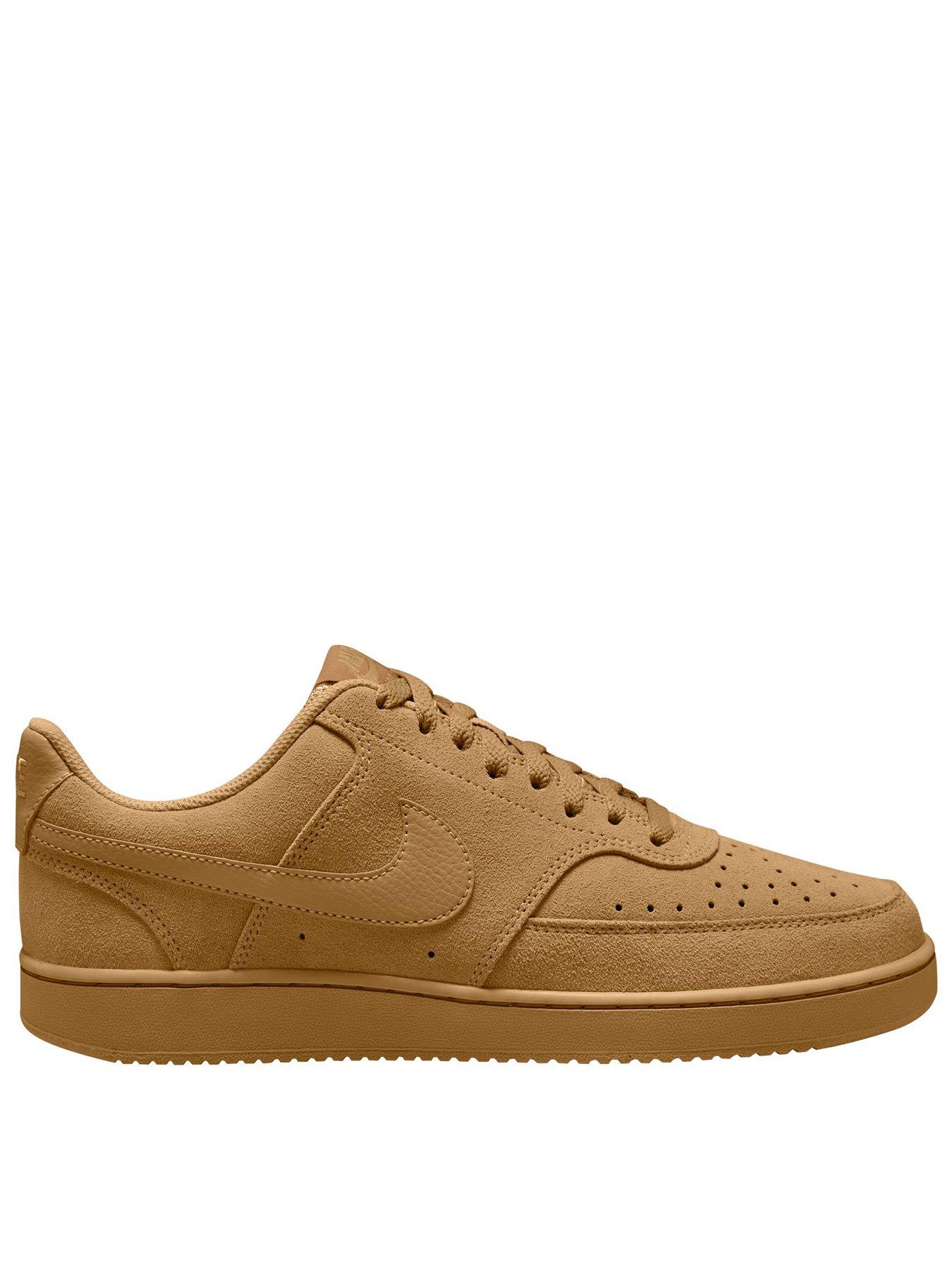 Nike Mens Court Vision Lo Premium Trainers - Brown