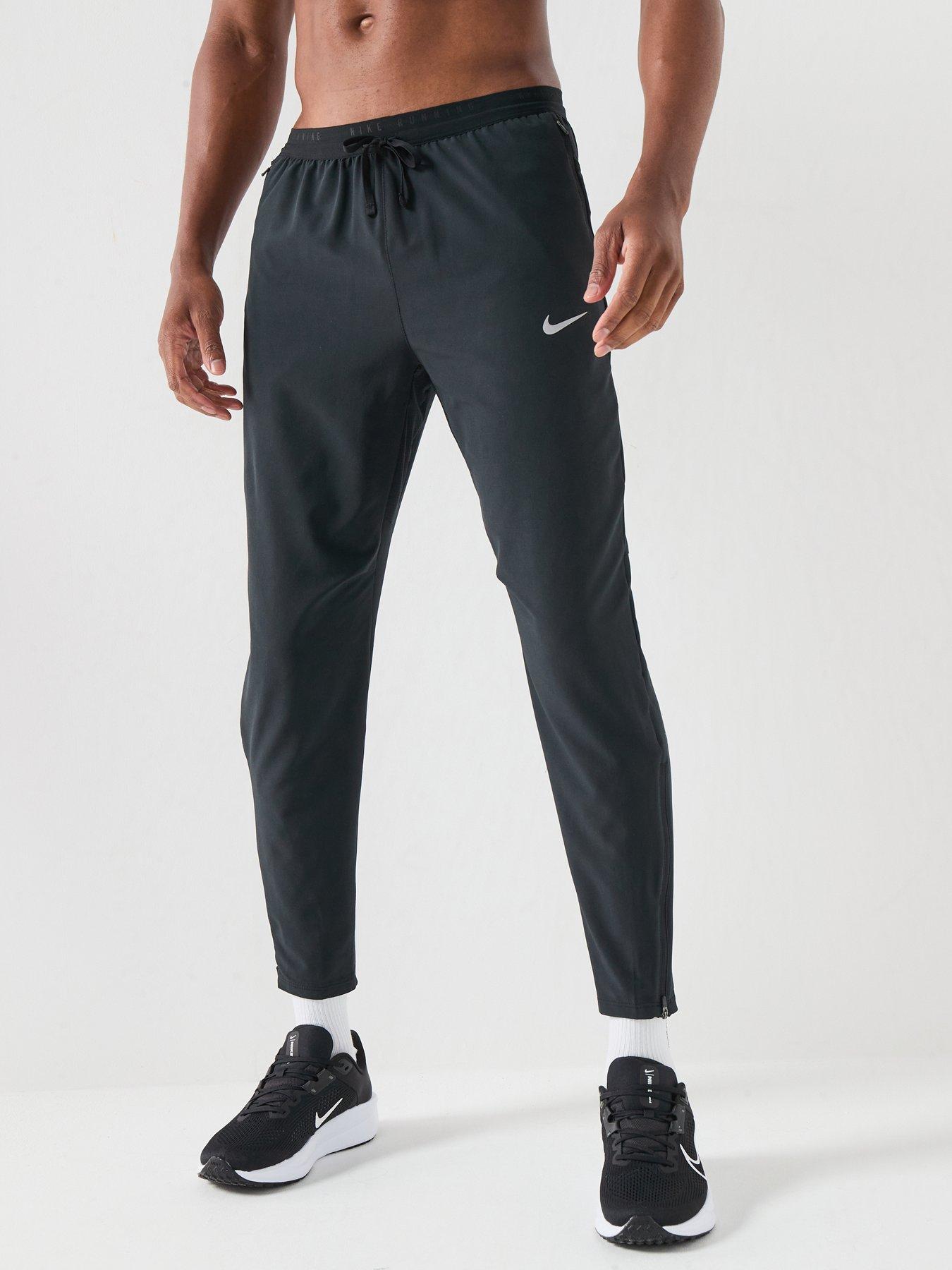 Nike Mens Stride Dri-Fit Woven Running Pants - Black