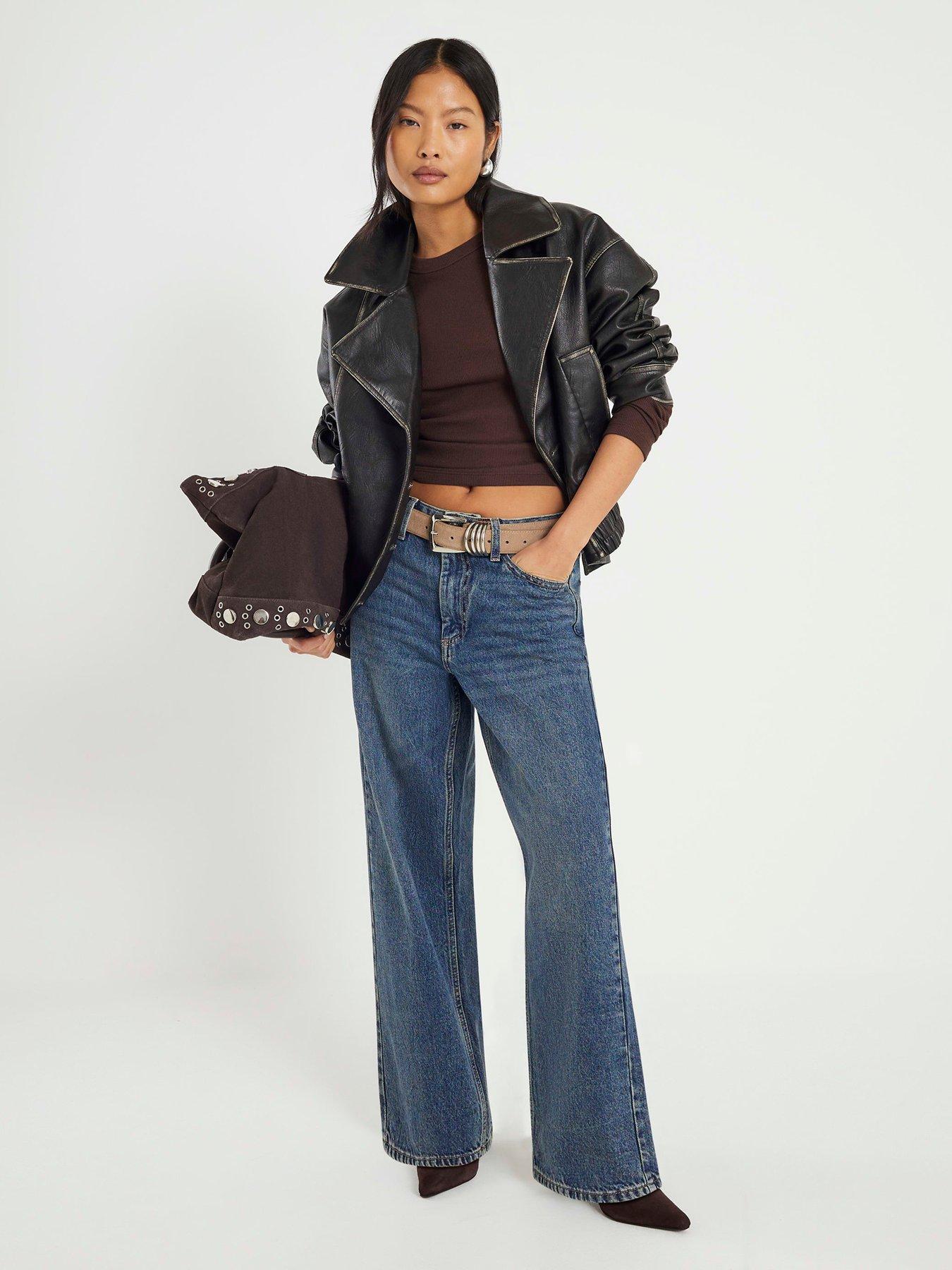 River Island Petite Lynx Relaxed Straight - Blue