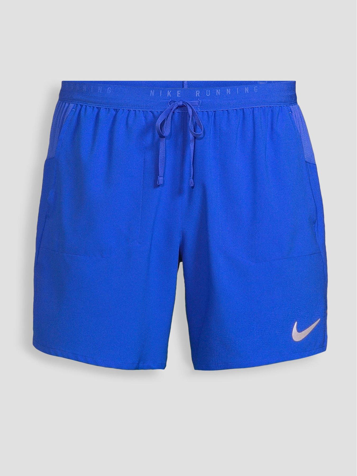 Image 7 of 7 of Nike Mens Running Stride Dri-FIT 7 Inch Brief-Lined Shorts - Blue