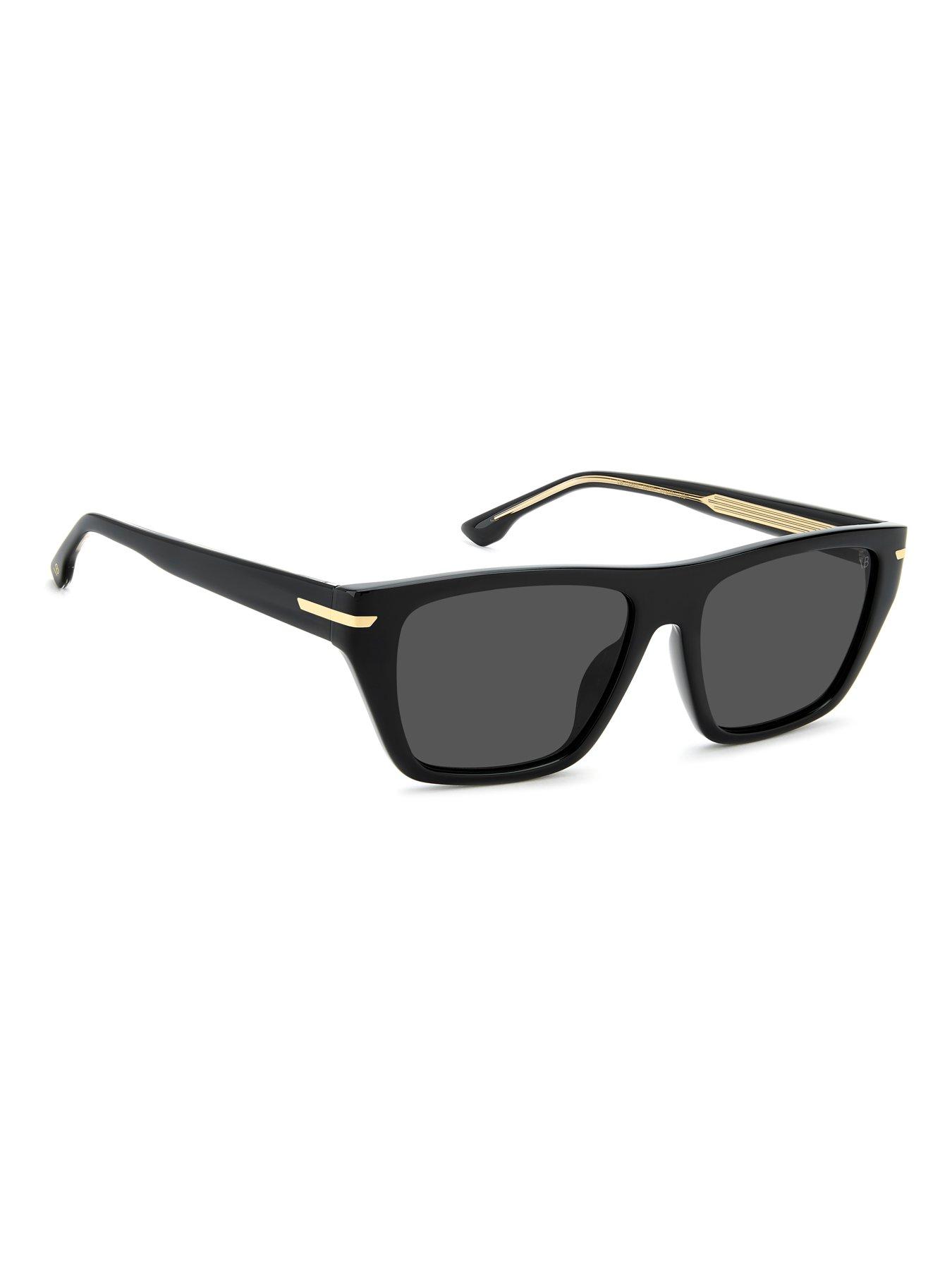 Image 3 of 6 of VICTORIA BECKHAM Square Sunglasses- All Black