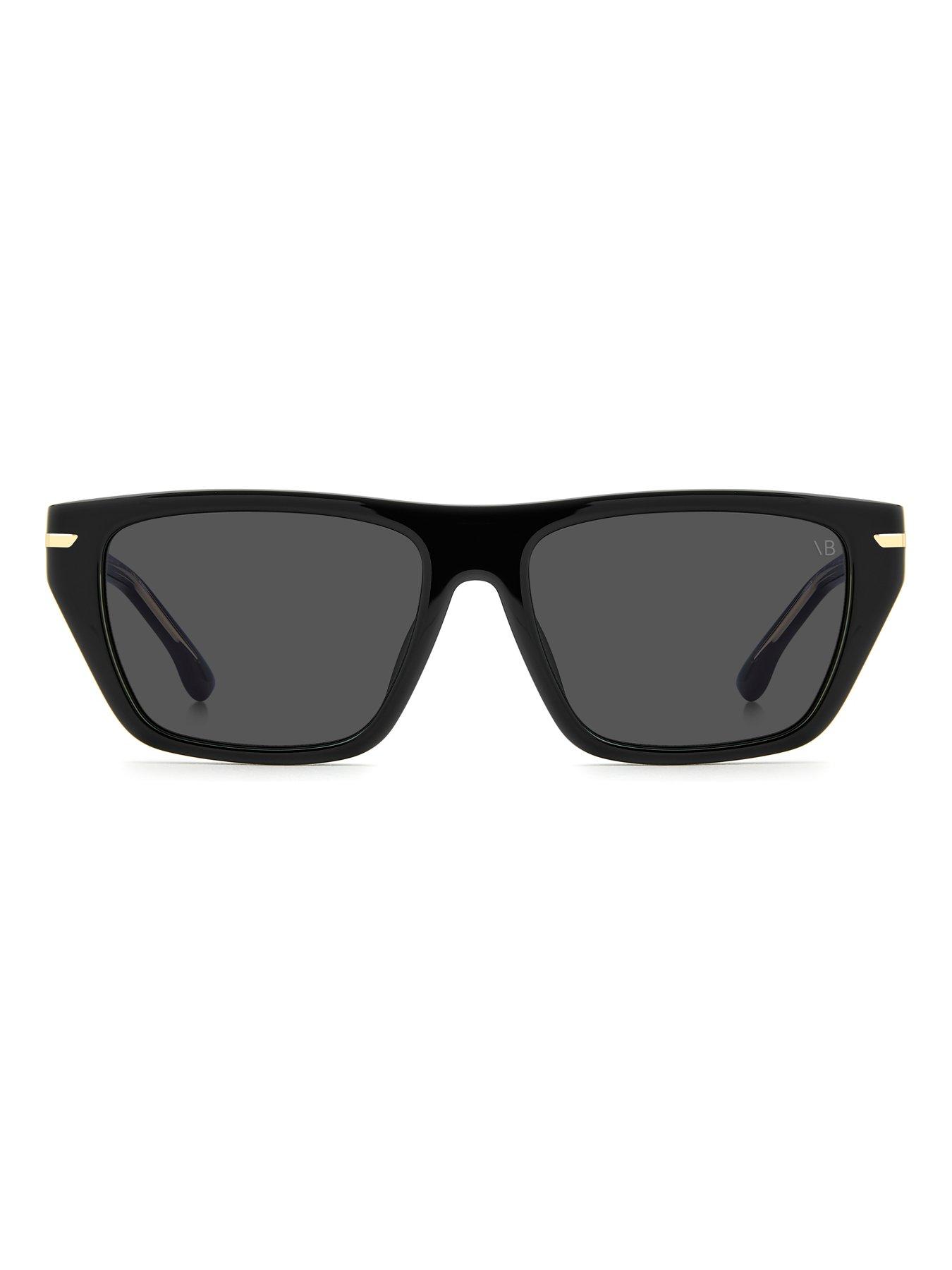 Image 4 of 6 of VICTORIA BECKHAM Square Sunglasses- All Black