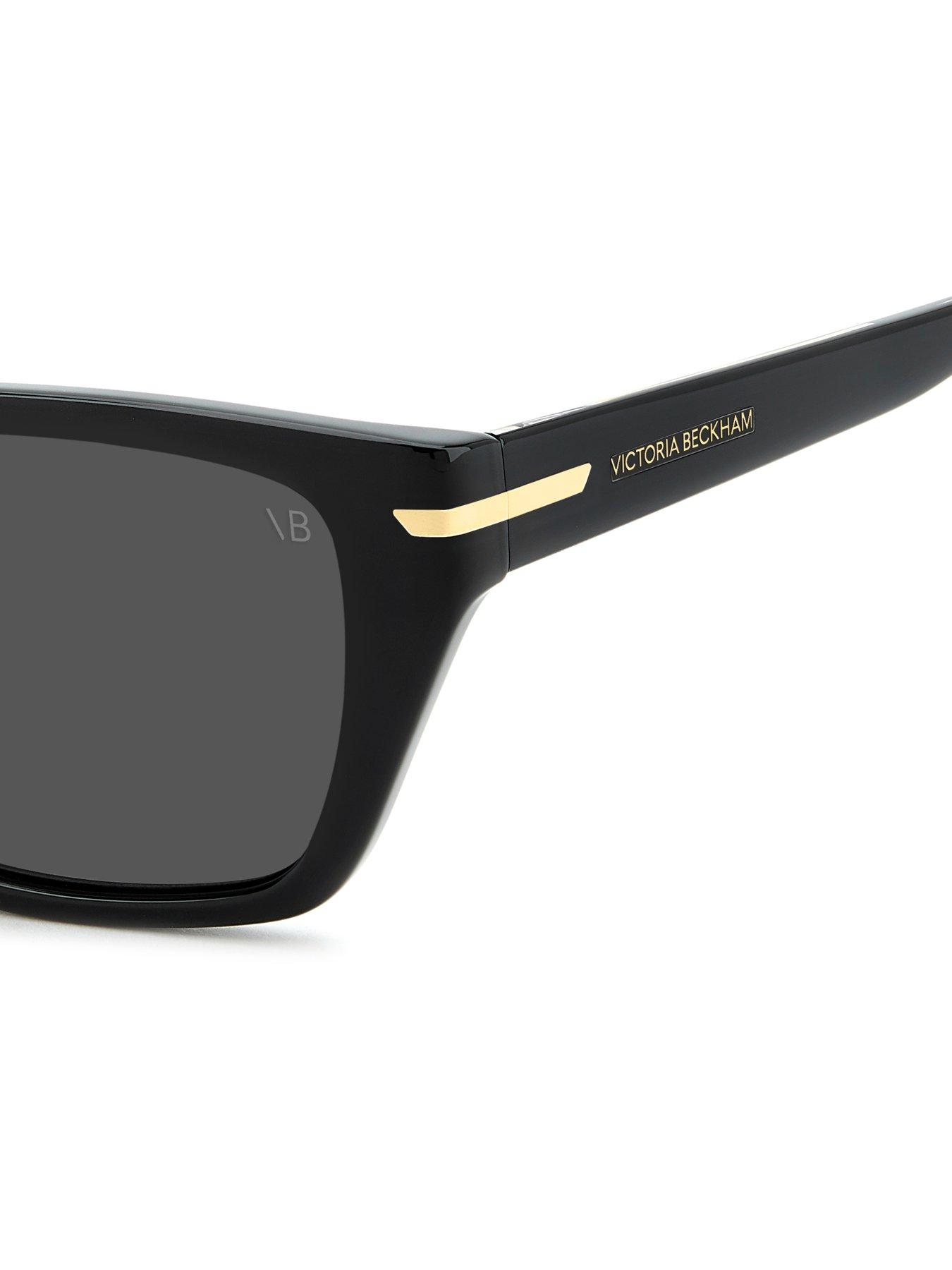  image of victoria-beckham-square-sunglasses--all-black