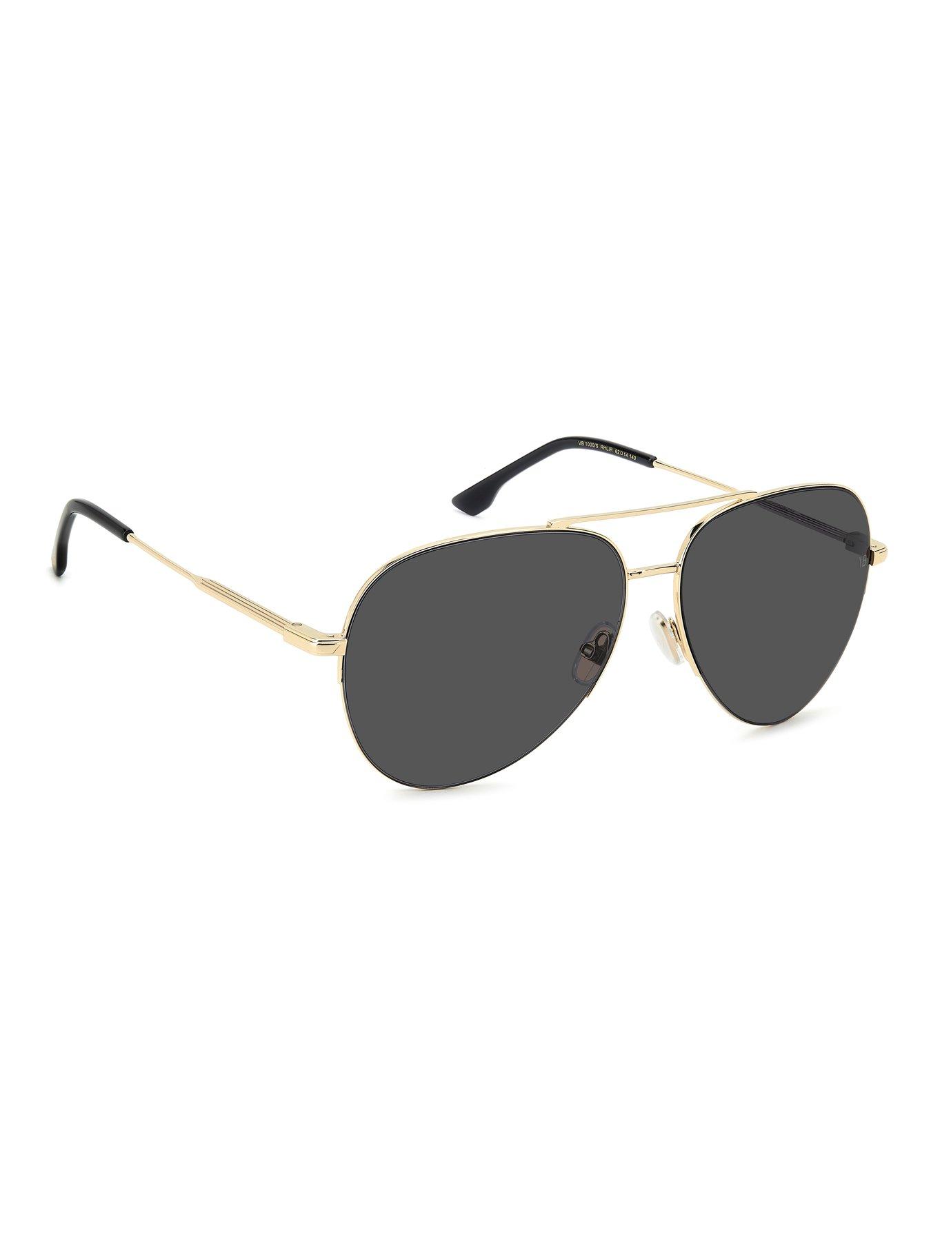Image 3 of 7 of VICTORIA BECKHAM 1000/S Women's Aviator Sunglasses - Gold