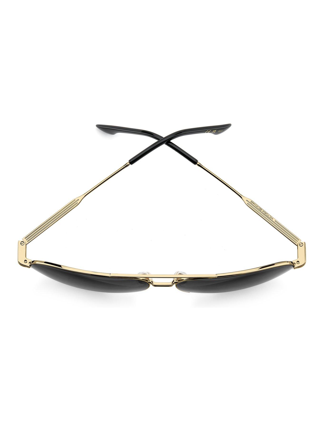 Image 5 of 7 of VICTORIA BECKHAM 1000/S Women's Aviator Sunglasses - Gold