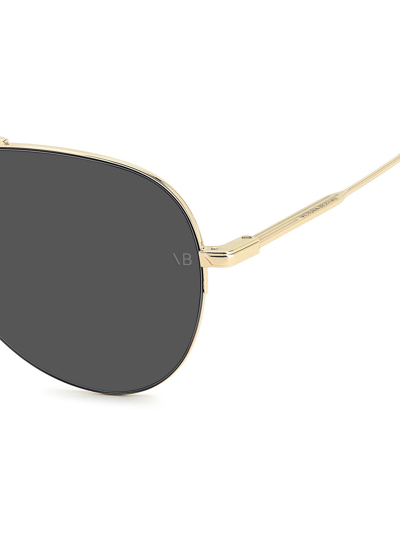 Image 7 of 7 of VICTORIA BECKHAM 1000/S Women's Aviator Sunglasses - Gold