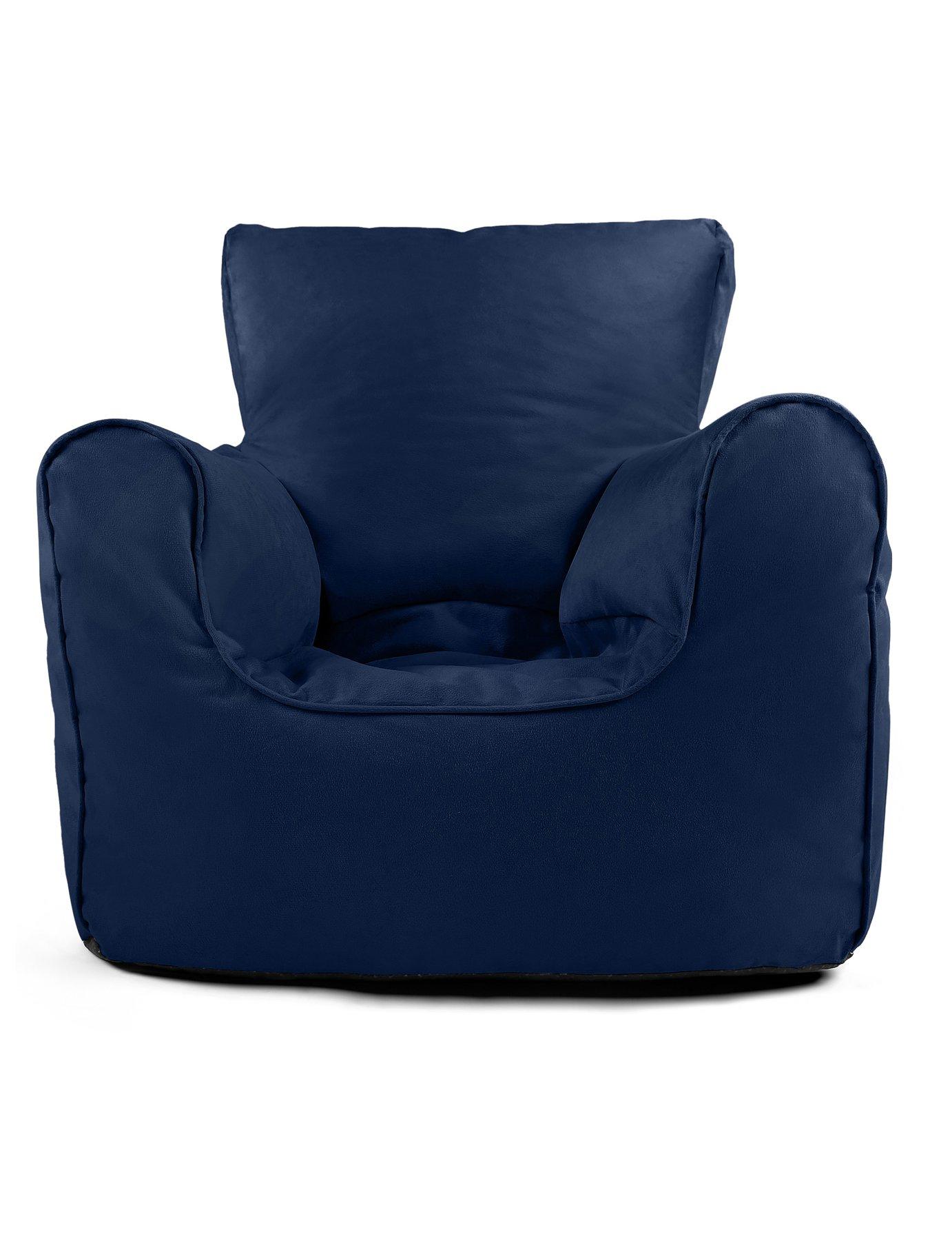 The Very Collection Childrens Velvet Bean Chair