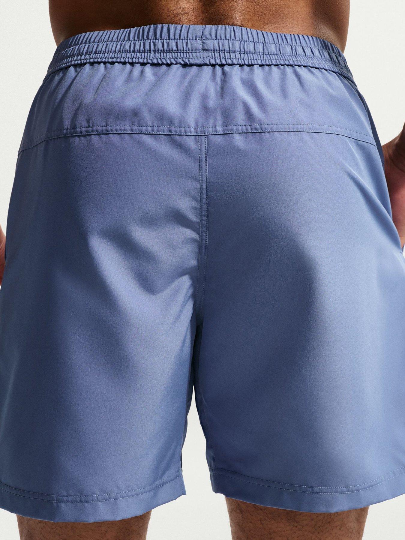 Image 2 of 5 of Nike Mens Form Training Dri-Fit 7 Inch Unlined Versatile Shorts - Blue