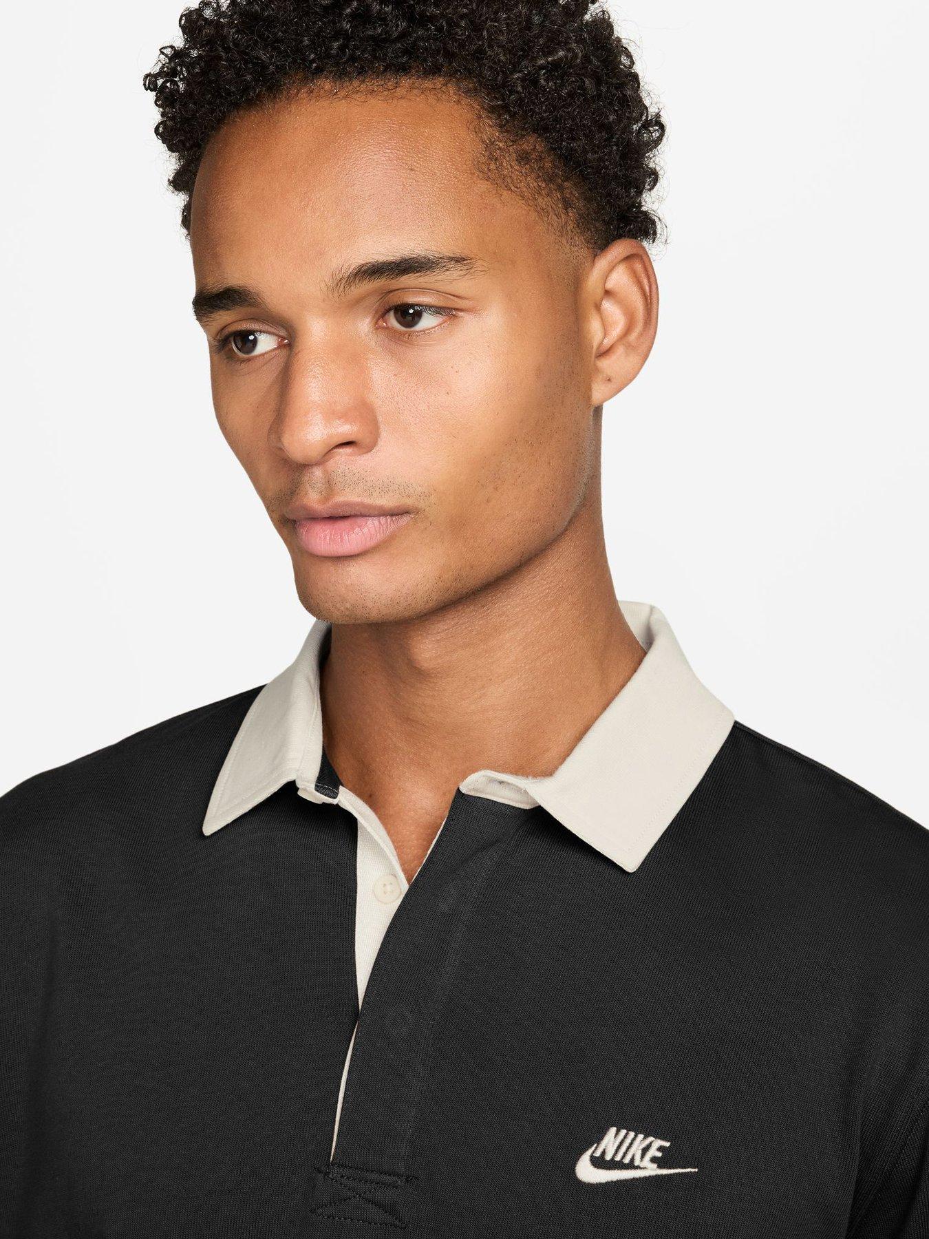 Image 3 of 3 of Nike Mens Club Rugby Top - Black