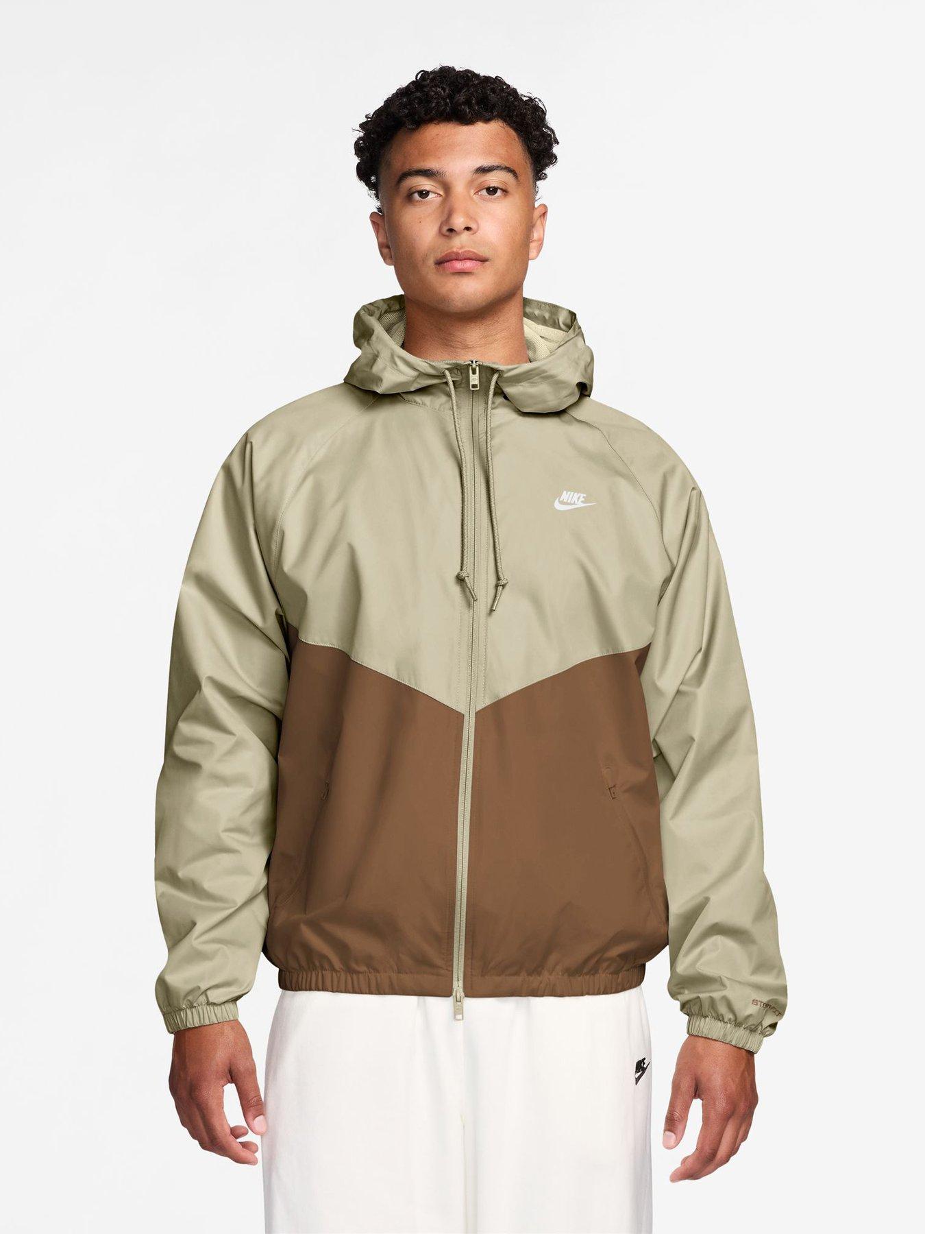 Image 1 of 3 of Nike Mens Windrunner Lined Lightweight Jacket - Beige