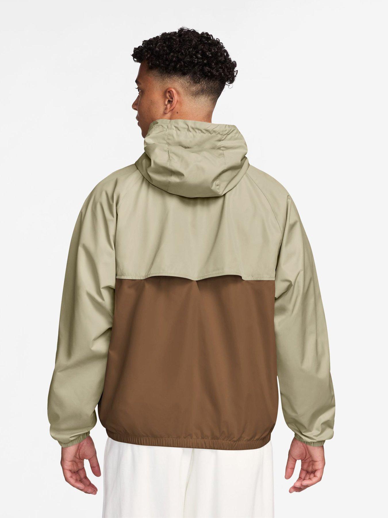 Image 2 of 3 of Nike Mens Windrunner Lined Lightweight Jacket - Beige
