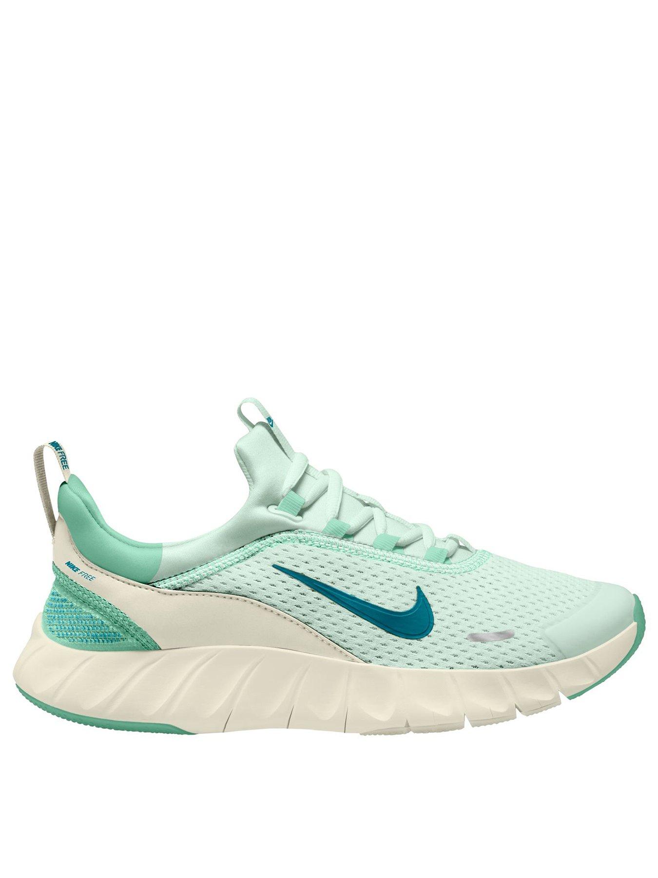 Nike Big Kids Running Free Ride Trainers - Green