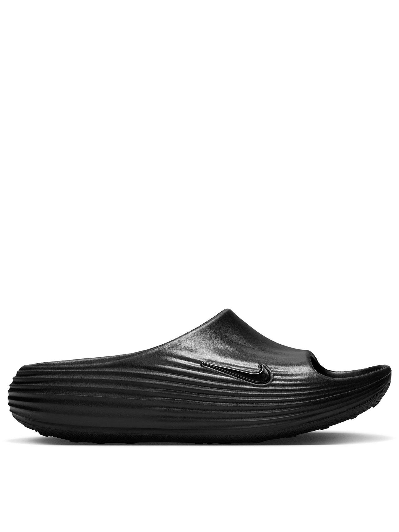 Nike Womens ReactX Rejuven8 Sliders - Black