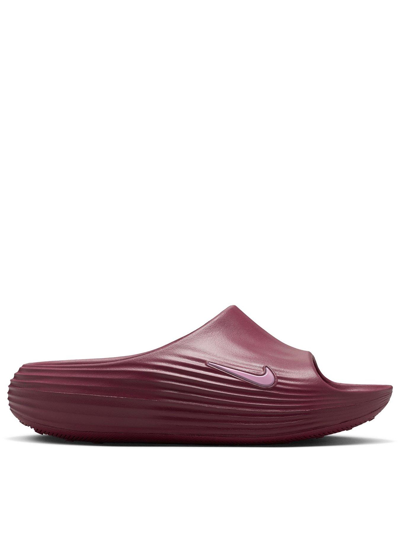 Nike Womens Reactx Rejuven8 Sliders - Pink Smoke