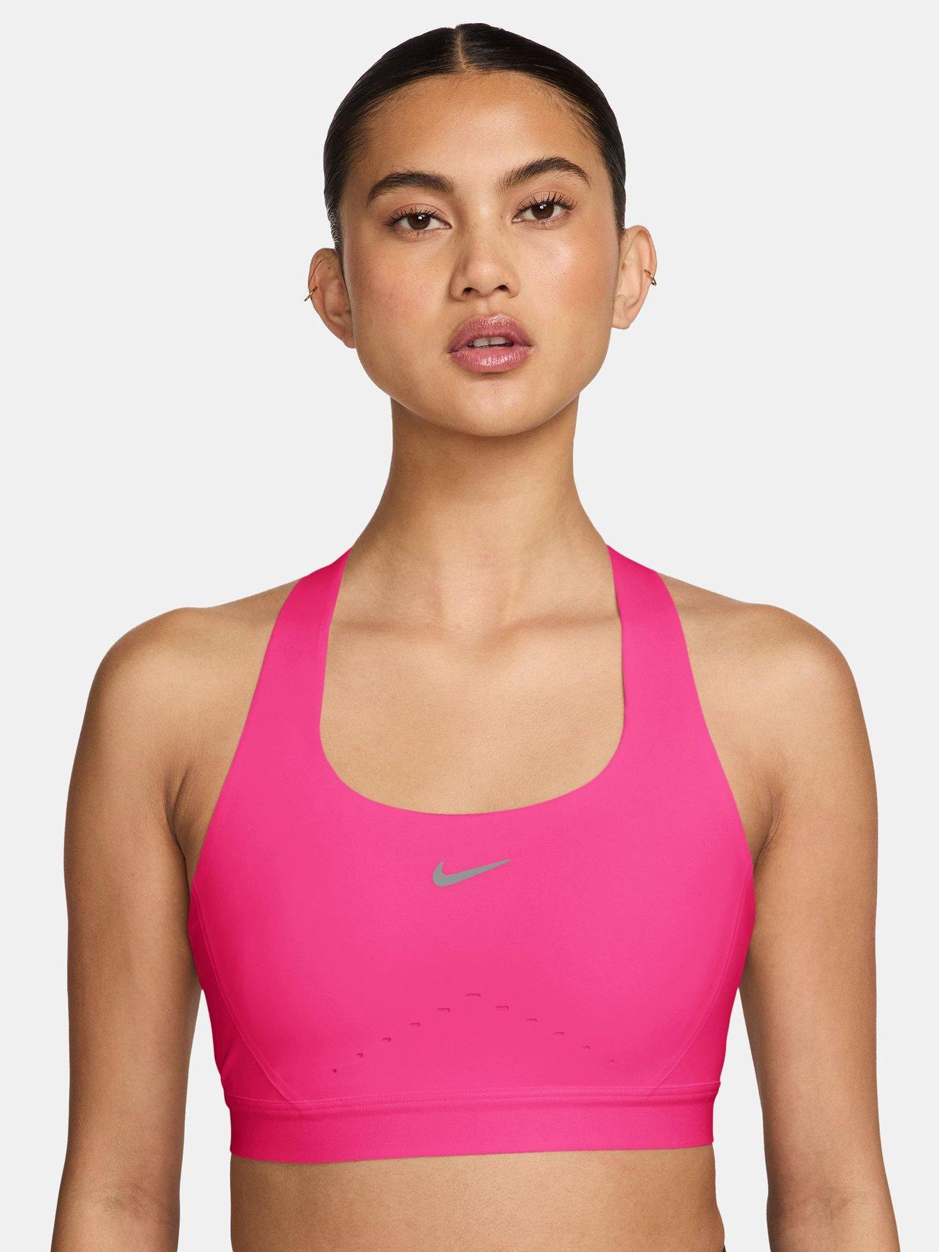 Nike Womens Training Swift High Support Sports Bra - Pink