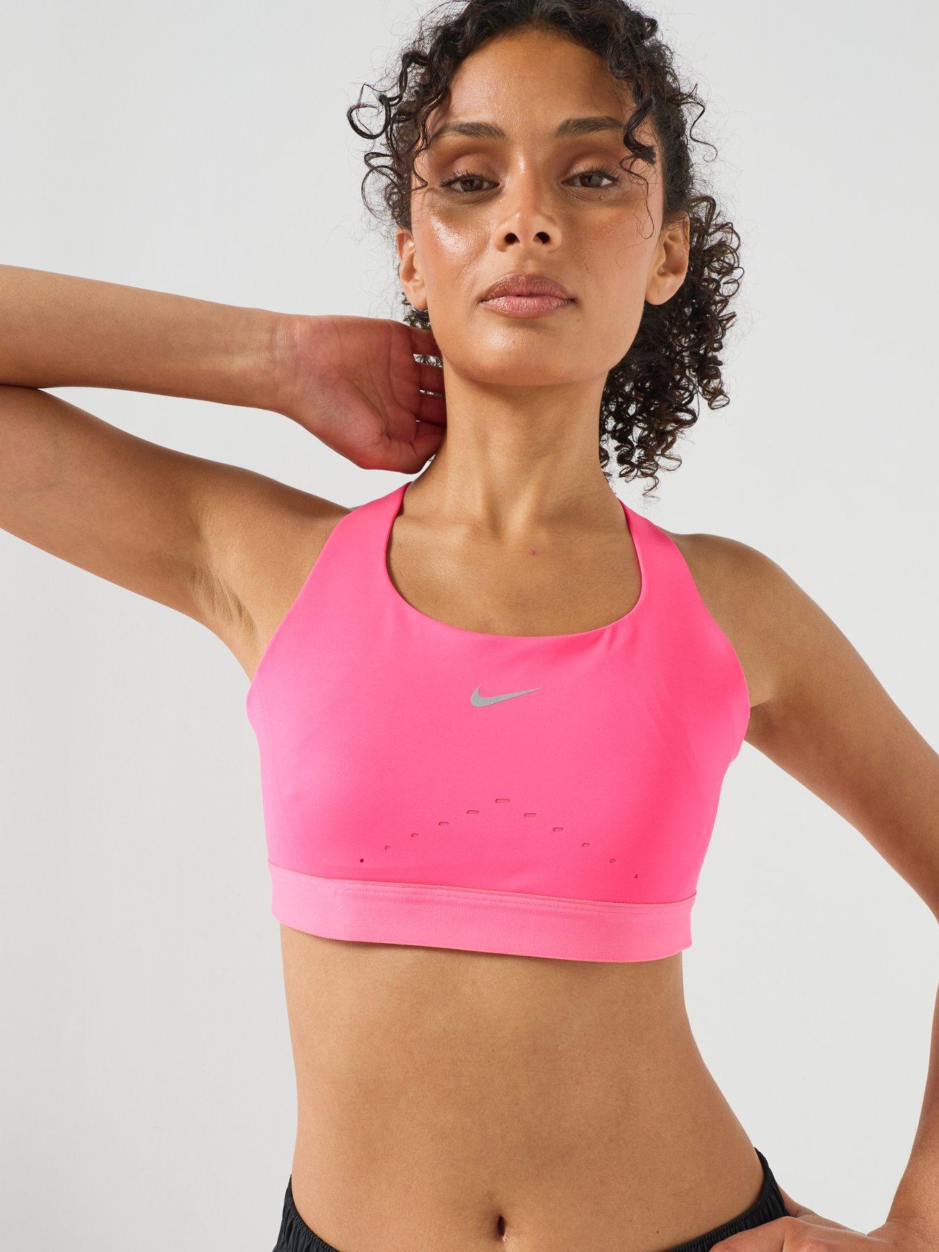 Nike Womens Training Swift High Support Sports Bra - Pink