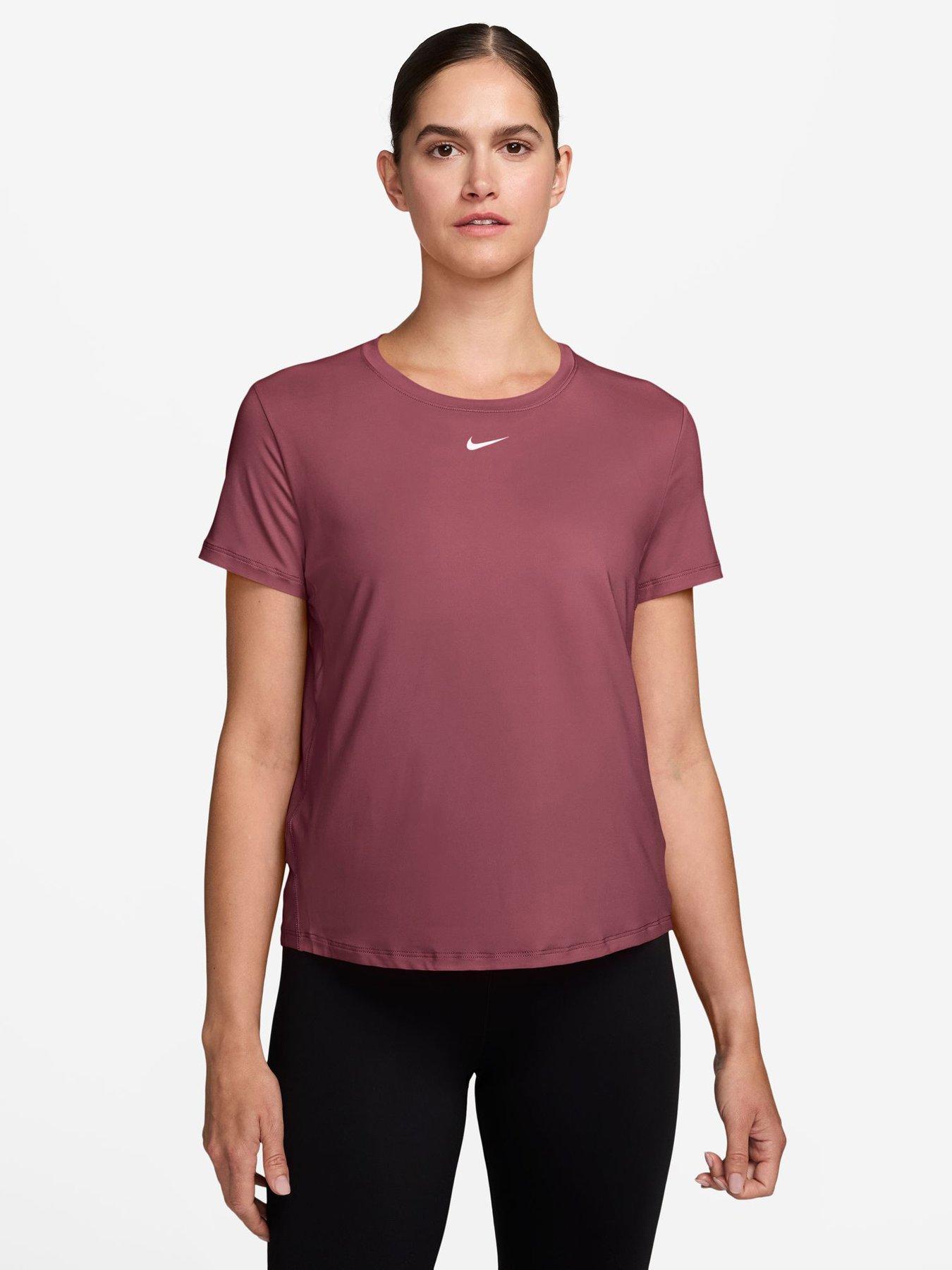 Nike Womens Training One Classic Dri-Fit T-Shirt - Pink