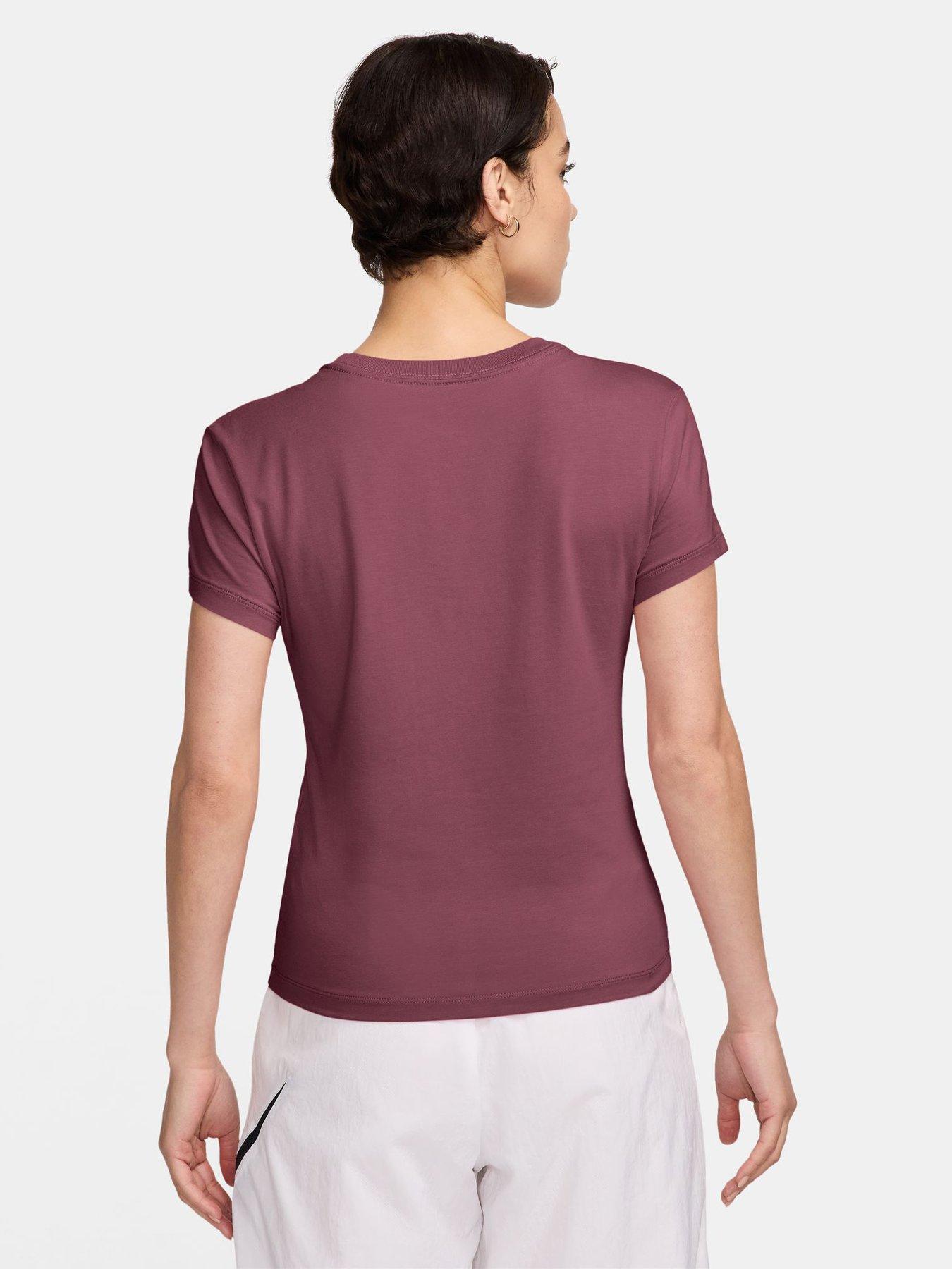 Image 2 of 3 of Nike Womens Chill Knit Swoosh T-Shirt - Pink