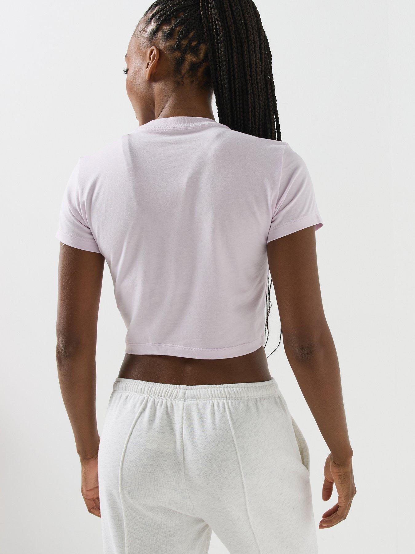 Image 2 of 6 of Nike Womens Chill Knit Swoosh T-Shirt - Pink