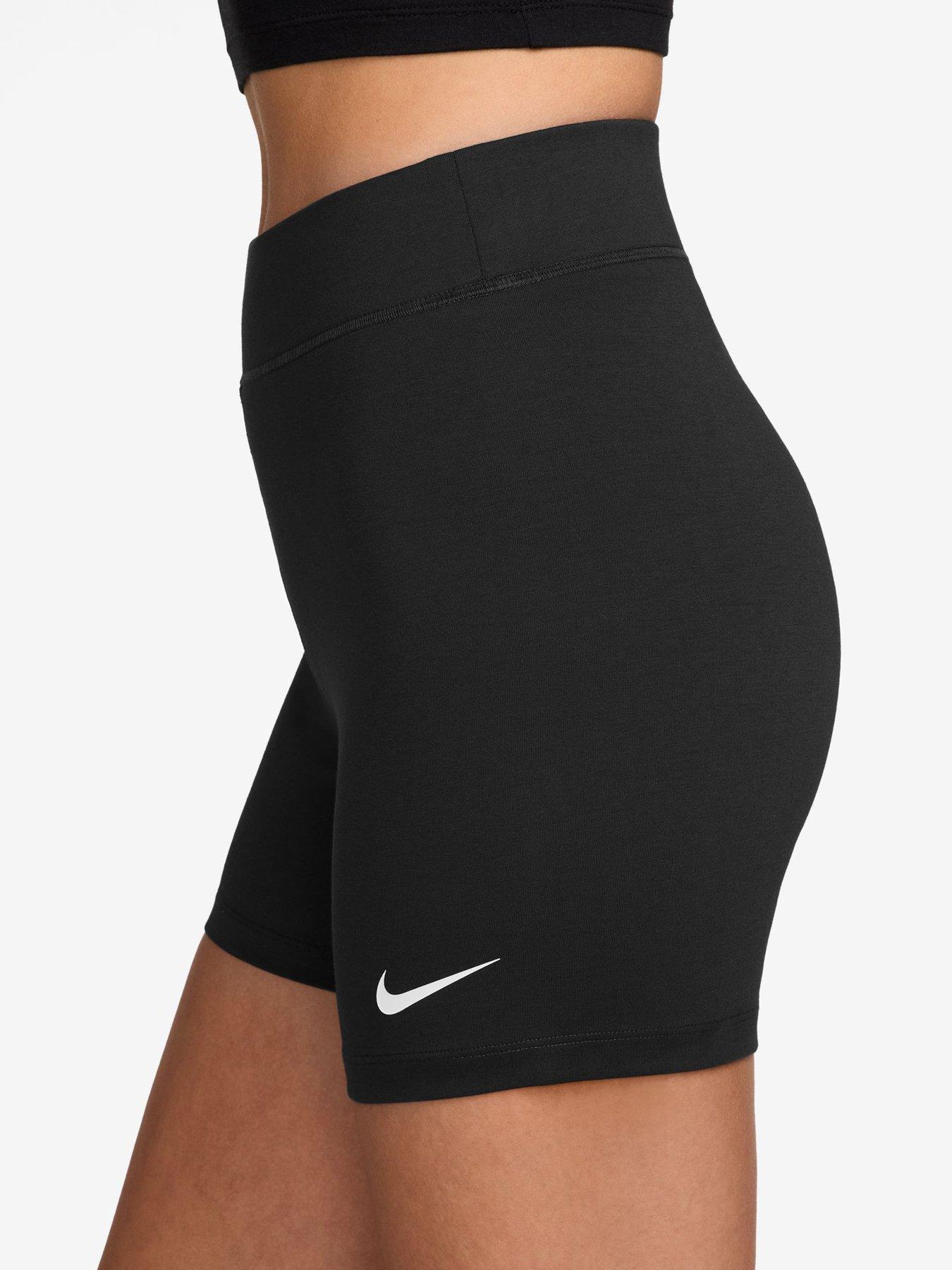 Image 3 of 4 of Nike Womens Sportswear Classic 5" &nbsp;Biker Shorts - Black
