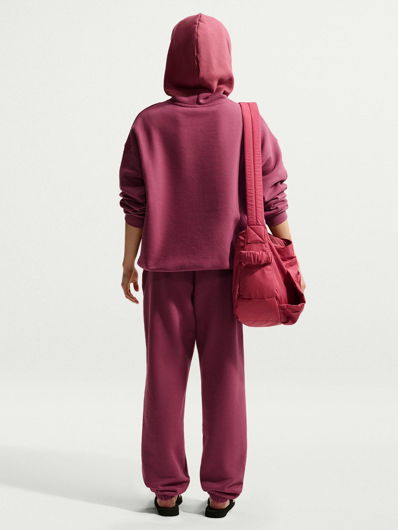 Image 2 of 5 of Nike Womens Studio Fleece High Waisted Joggers - Pink