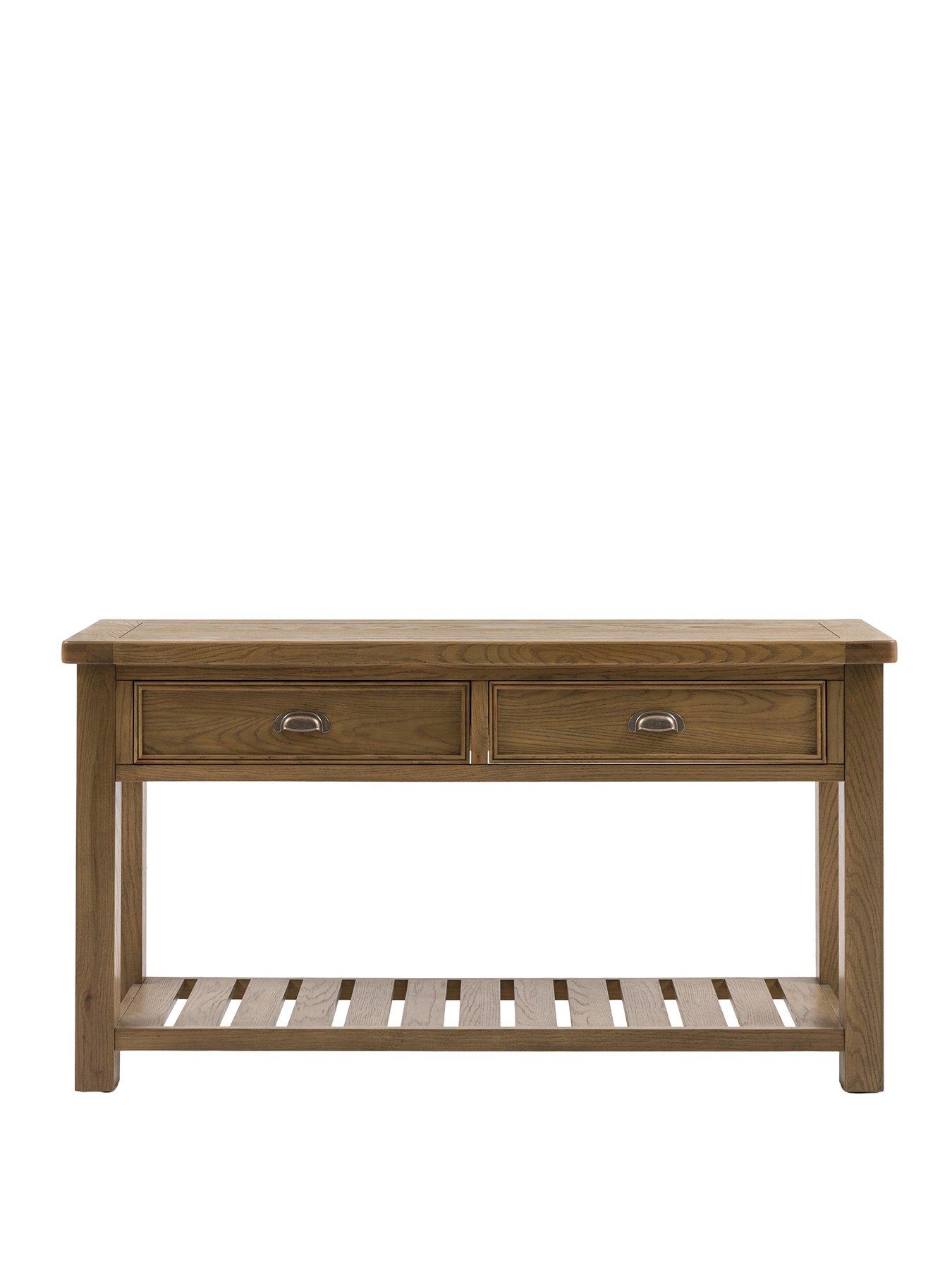  image of gallery-direct-hardwick-2-drawer-console-table