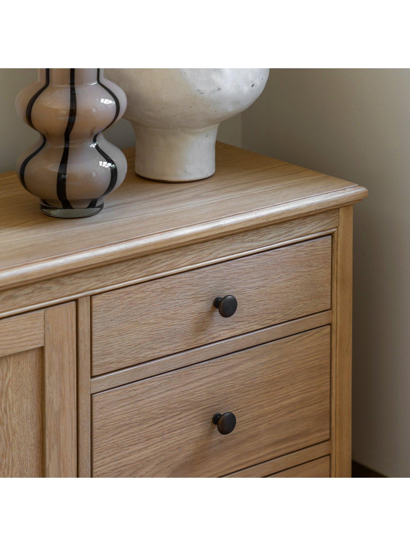  image of gallery-direct-malvern-1-door-4-drawer-sideboard