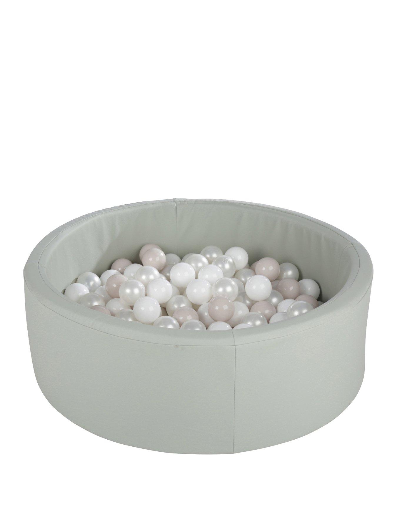  image of cuddleco-soft-play-ball-pit-with-balls-sea-salt