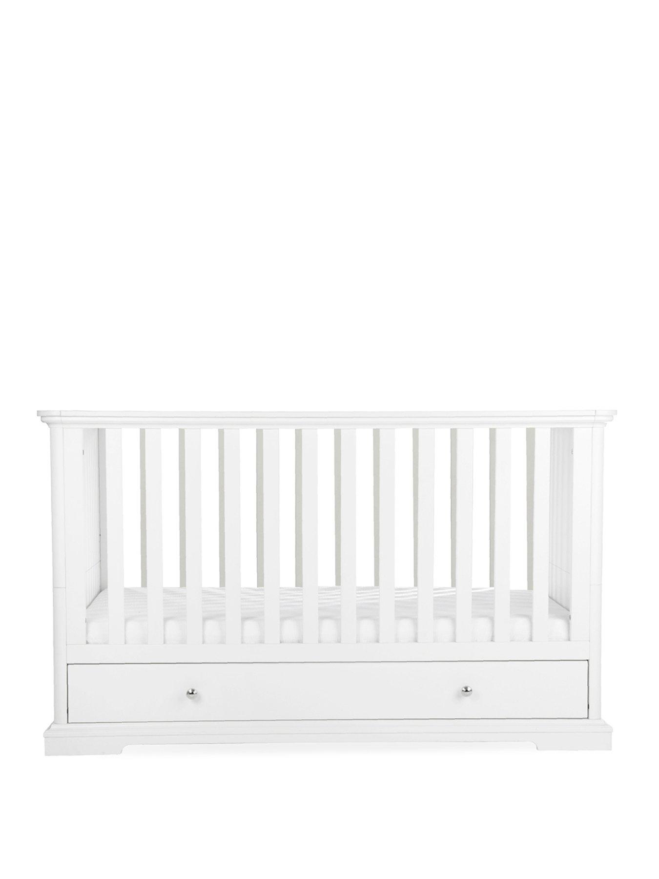 Image 2 of 6 of CuddleCo Beaumont Cot Bed - White