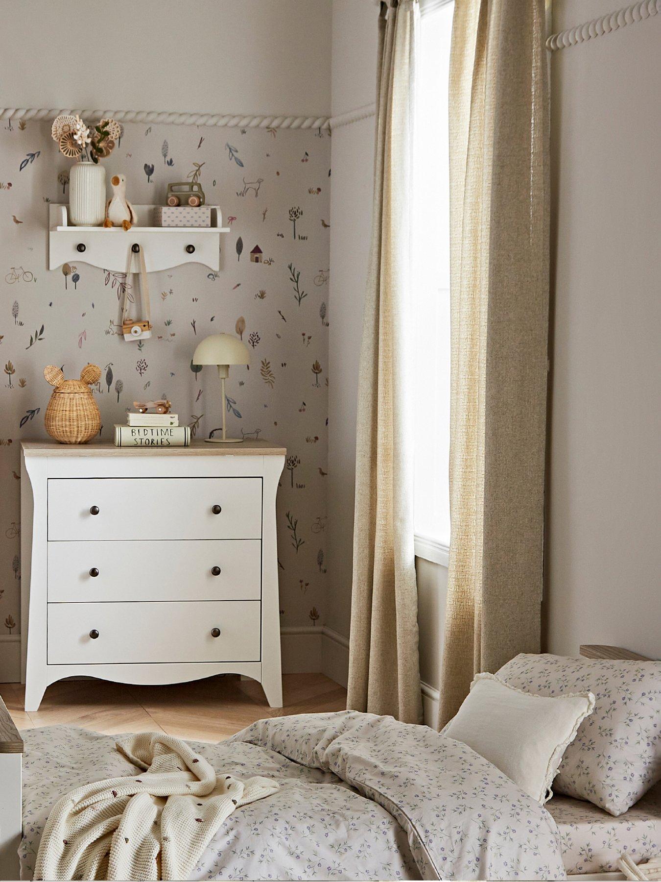 CuddleCo Clara Toddler bed - White  &  Ash