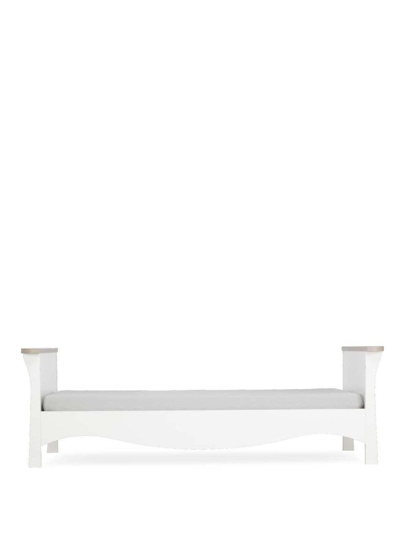 Image 2 of 5 of CuddleCo Clara Toddler bed - White & Ash