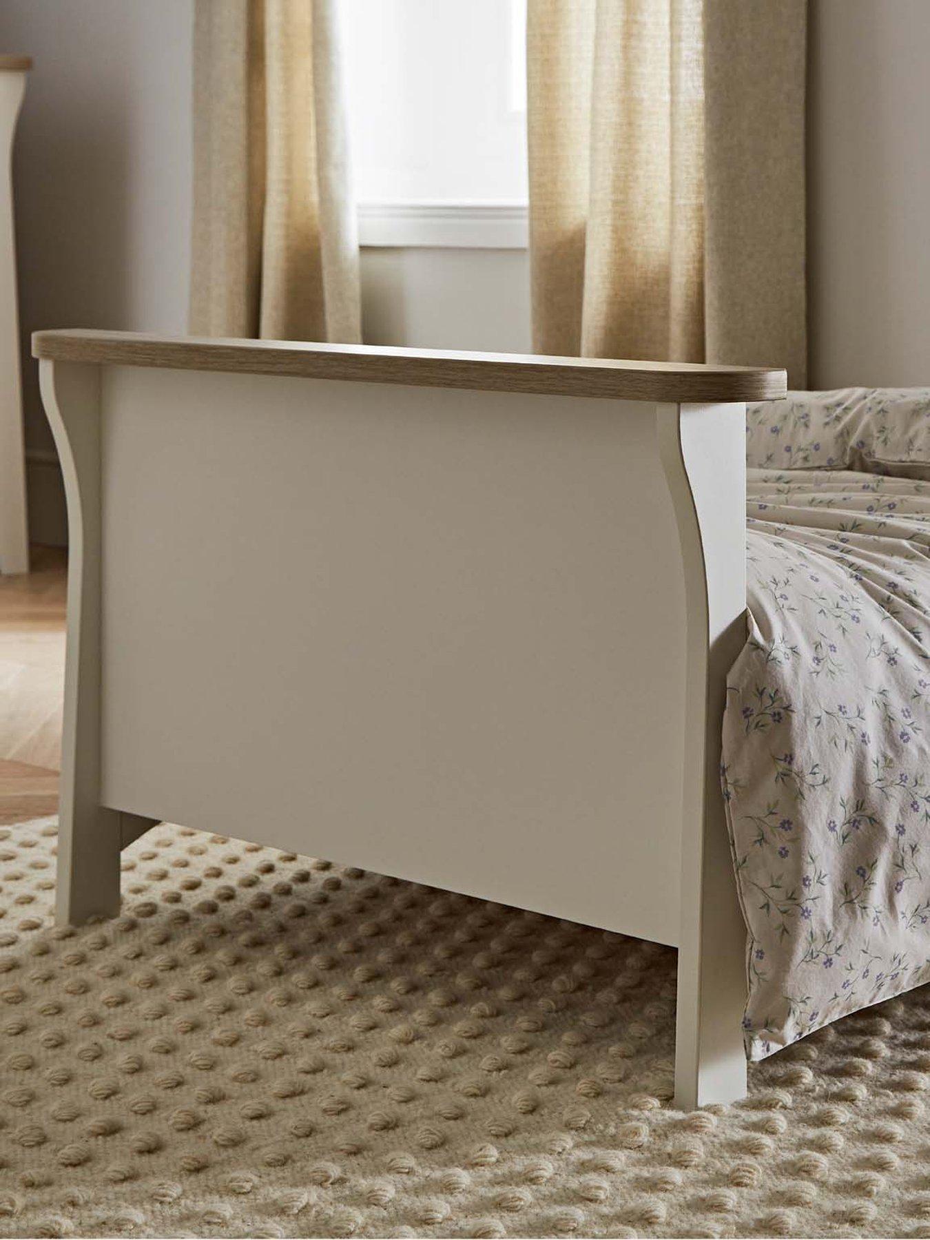 Image 3 of 5 of CuddleCo Clara Toddler bed - White & Ash