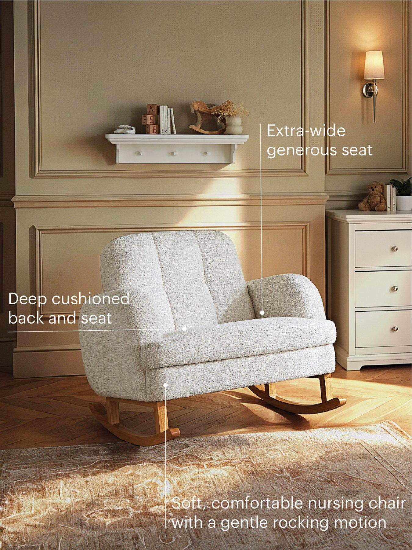  image of cuddleco-etta-cuddle-nursing-chair-boucle-off-white