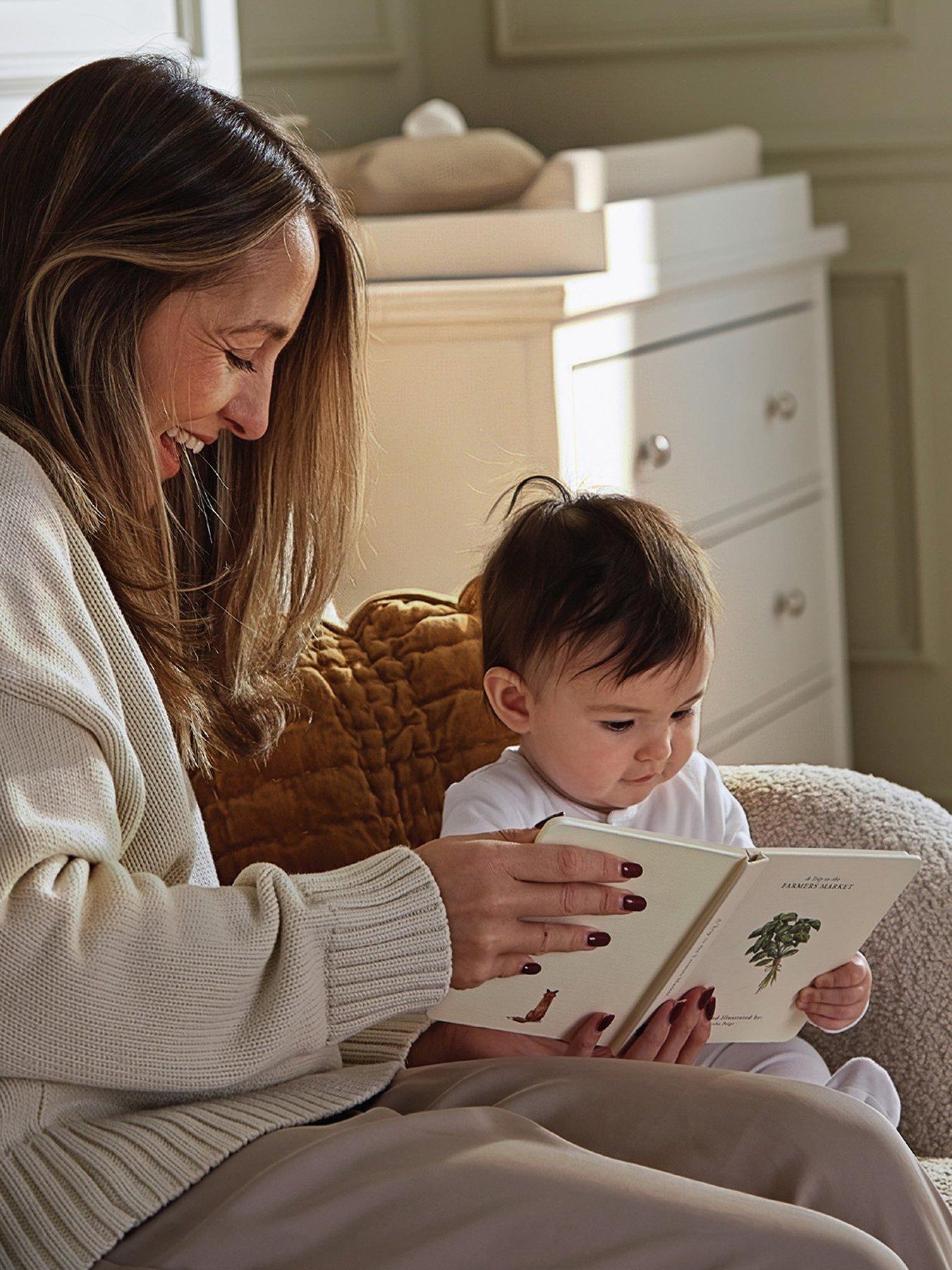  image of cuddleco-etta-cuddle-nursing-chair-boucle-mushroom