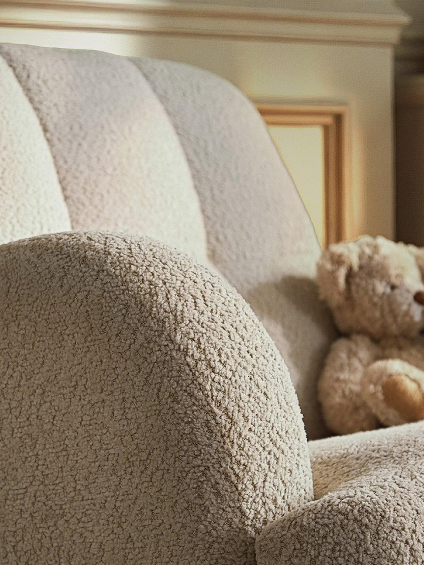  image of cuddleco-etta-cuddle-nursing-chair-boucle-mushroom