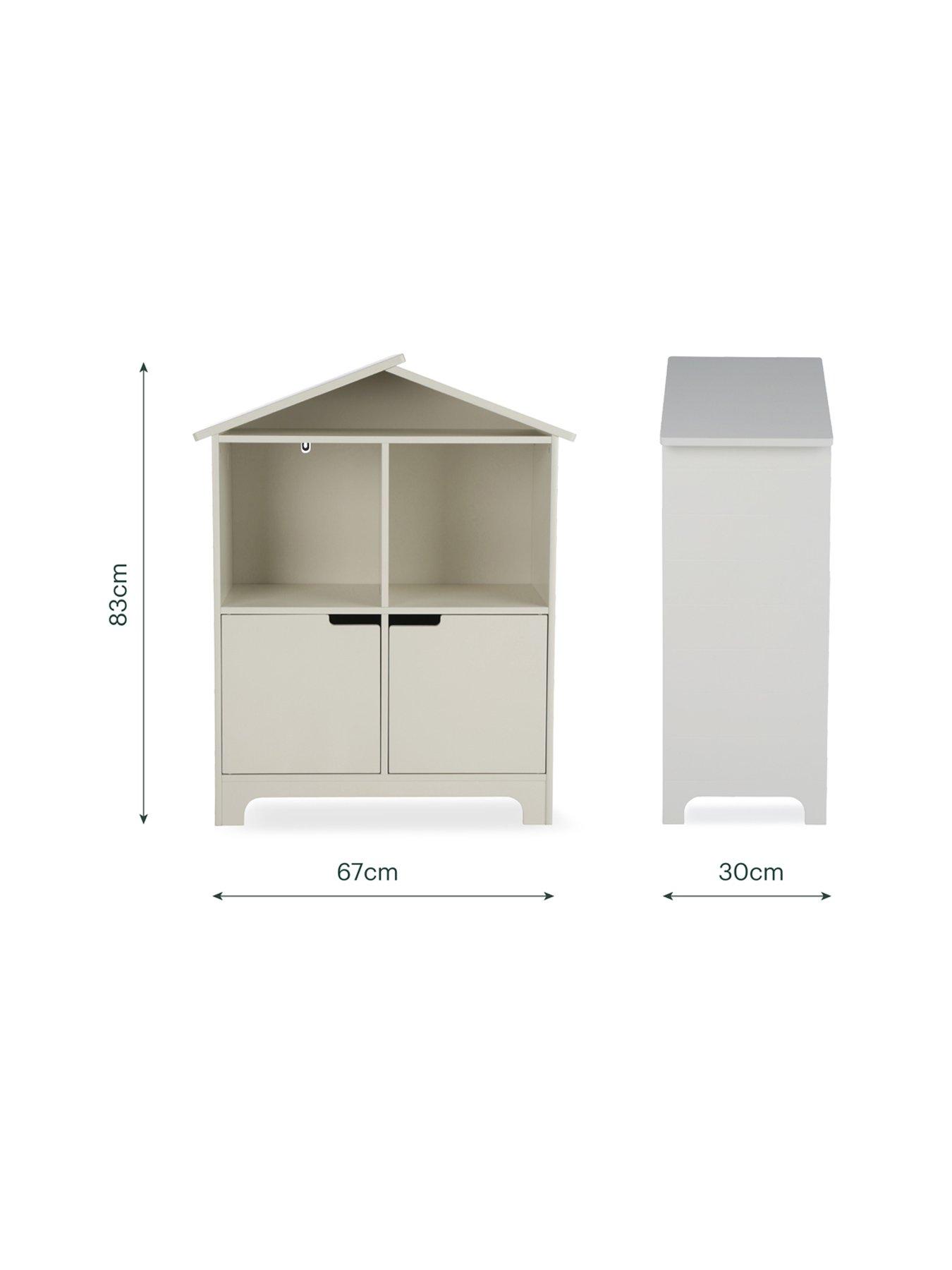 Image 4 of 4 of CuddleCo Play House Bookcase - Pebble