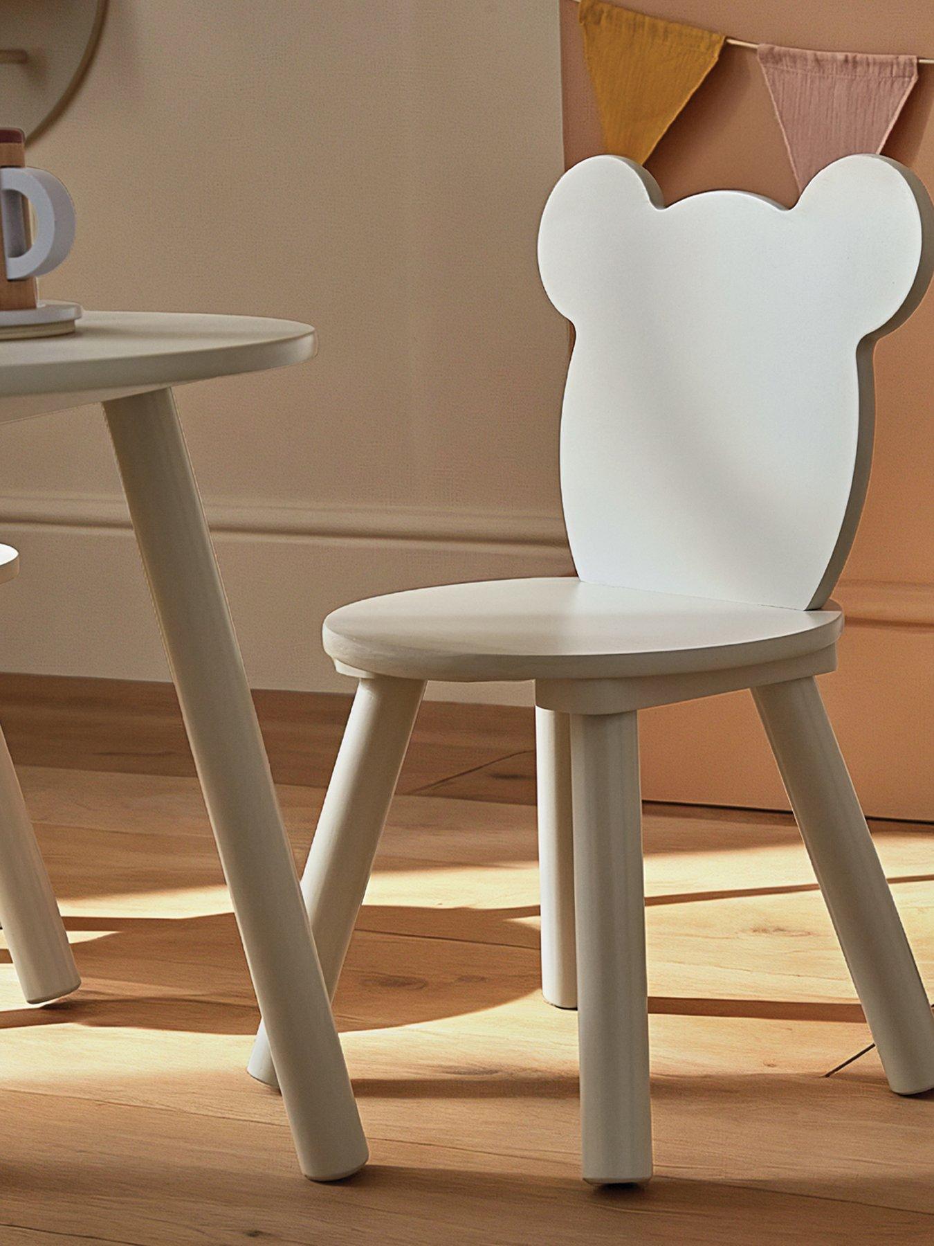  image of cuddleco-play-house-bear-table-amp-2-chairs-pebble