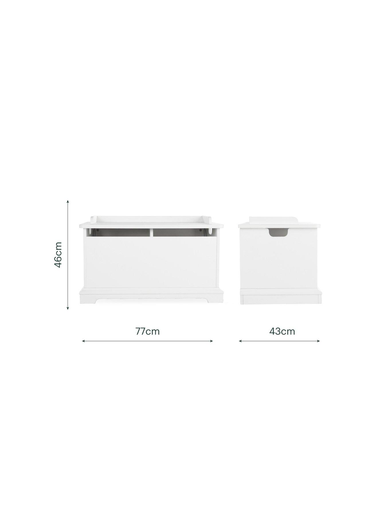 Image 4 of 4 of CuddleCo Beaumont Storage Box - White