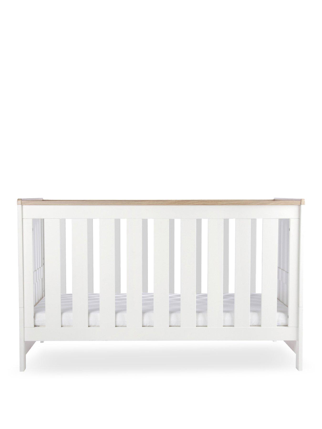 stillFront image of cuddleco-burford-cot-bed-white-oak